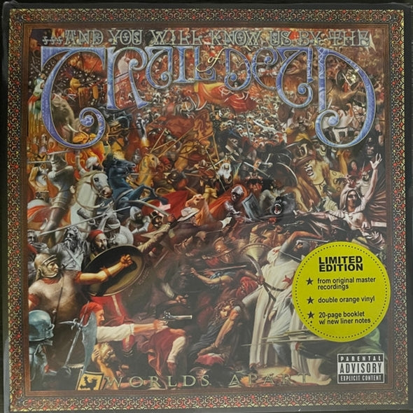 And You Will Know Us by the Trail of Dead - Worlds Apart 2xLP (Clear Vinyl)