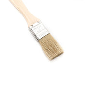 1" Wide Flat Brush with Natural Bristles and Wooden Handle - Corkys Coffee