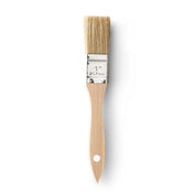 1" Wide Flat Brush with Natural Bristles and Wooden Handle - Corkys Coffee
