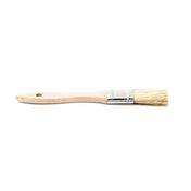 1" Wide Flat Brush with Natural Bristles and Wooden Handle - Corkys Coffee