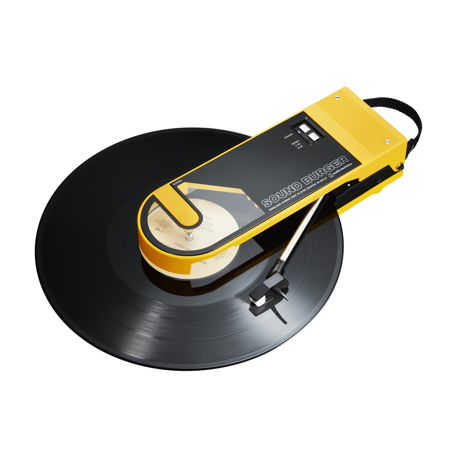 Audio Technica AT-SB727-YL Sound Burger Bluetooth Turntable Portable