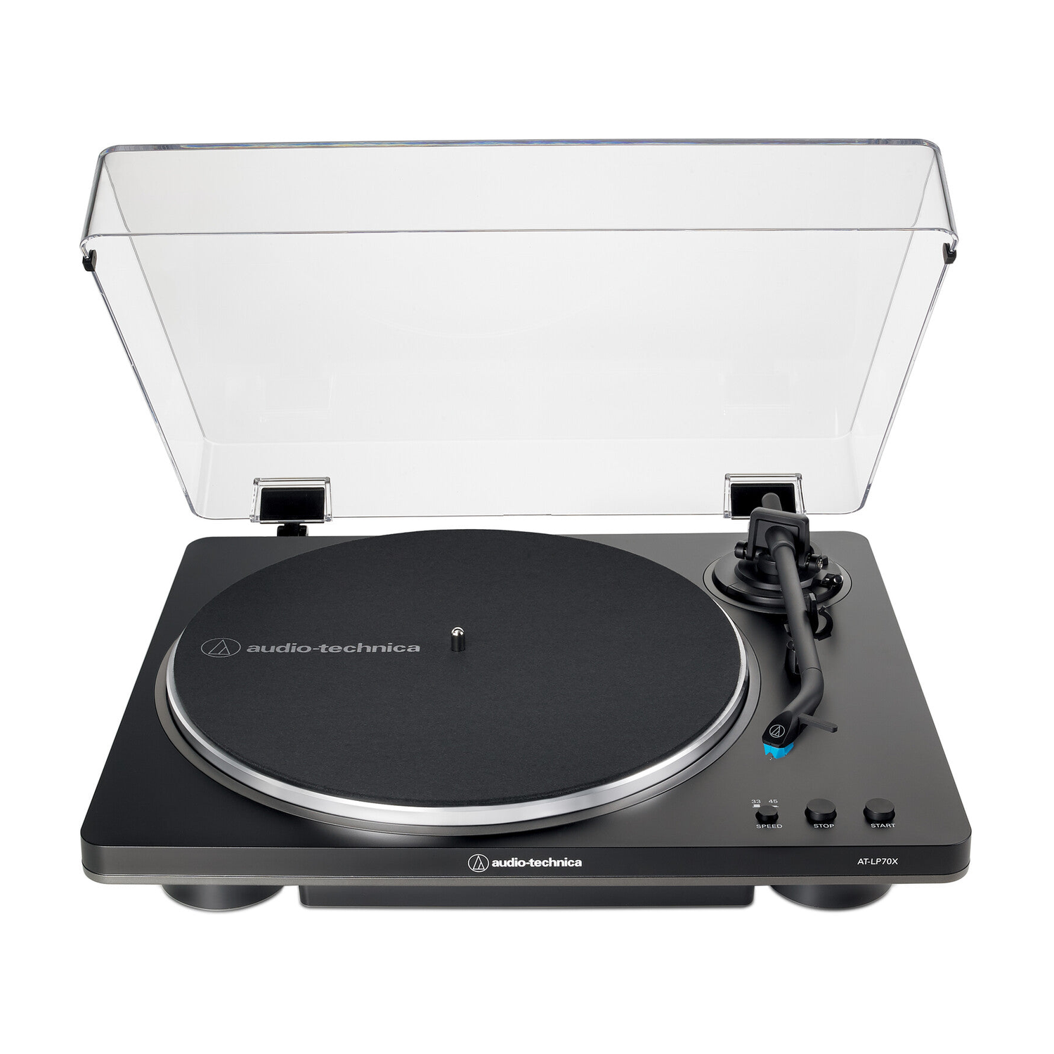 Audio Technica AT-LP70X-B Turntable Fully Automatic Belt-Drive