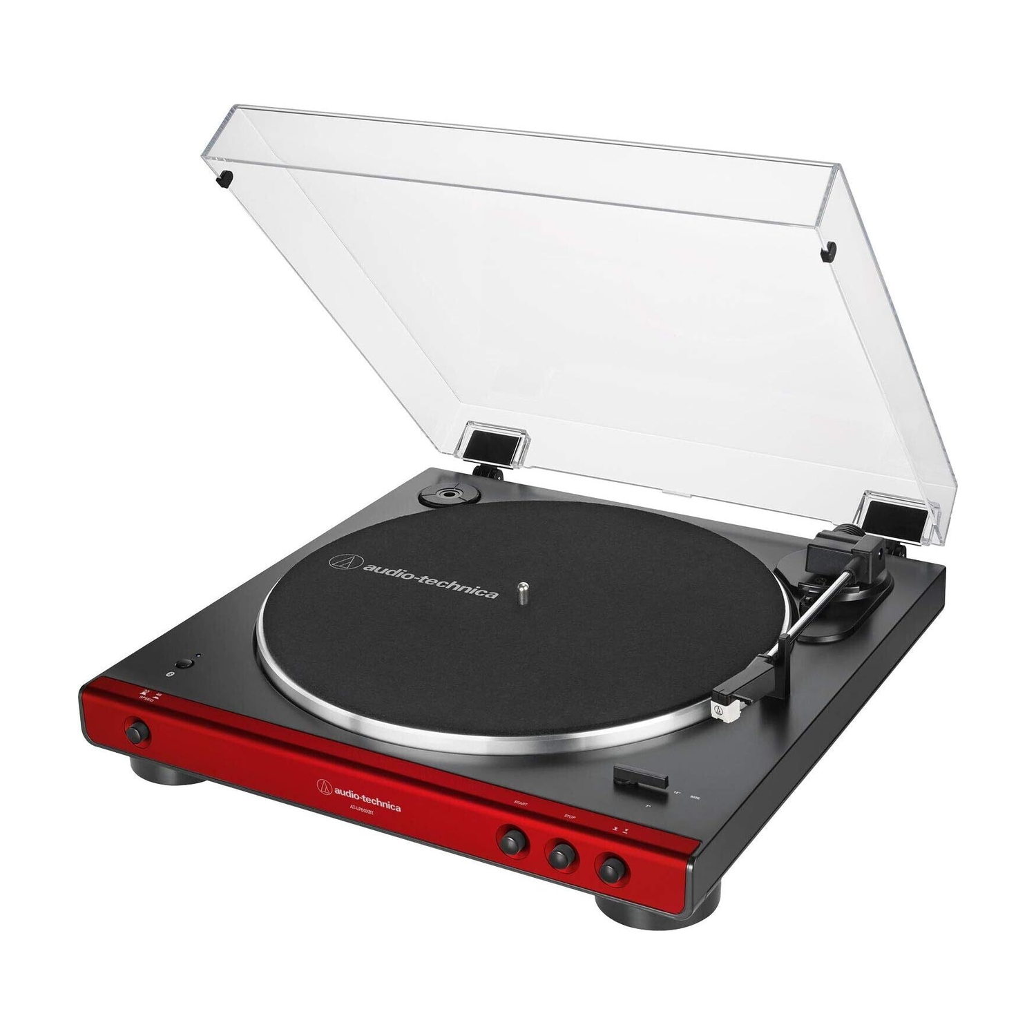 Audio Technica AT-LP60XBT-RD Bluetooth Turntable -Fully Automatic - Belt-Drive