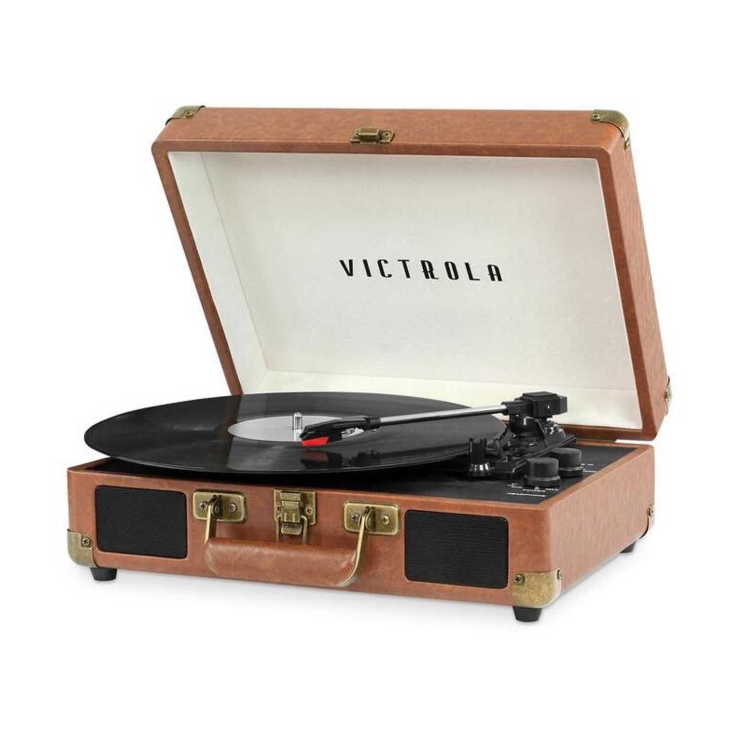 Victrola VSC-550BT-BRW-SDF Journey Bluetooth Portable Suitcase Turntable