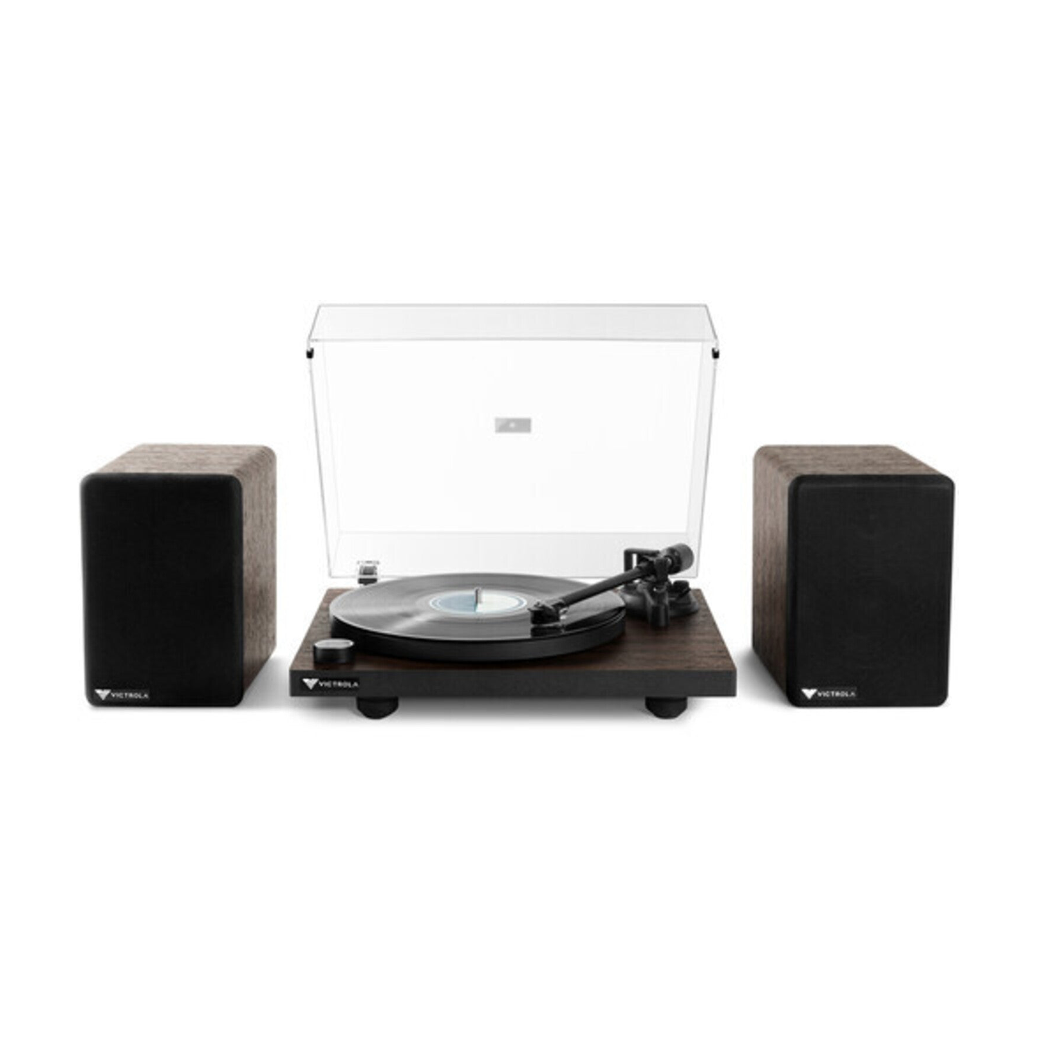 Victrola -1-ESP Premiere T1 Bluetooth Wireless Record Player with Bookshelf Monitors