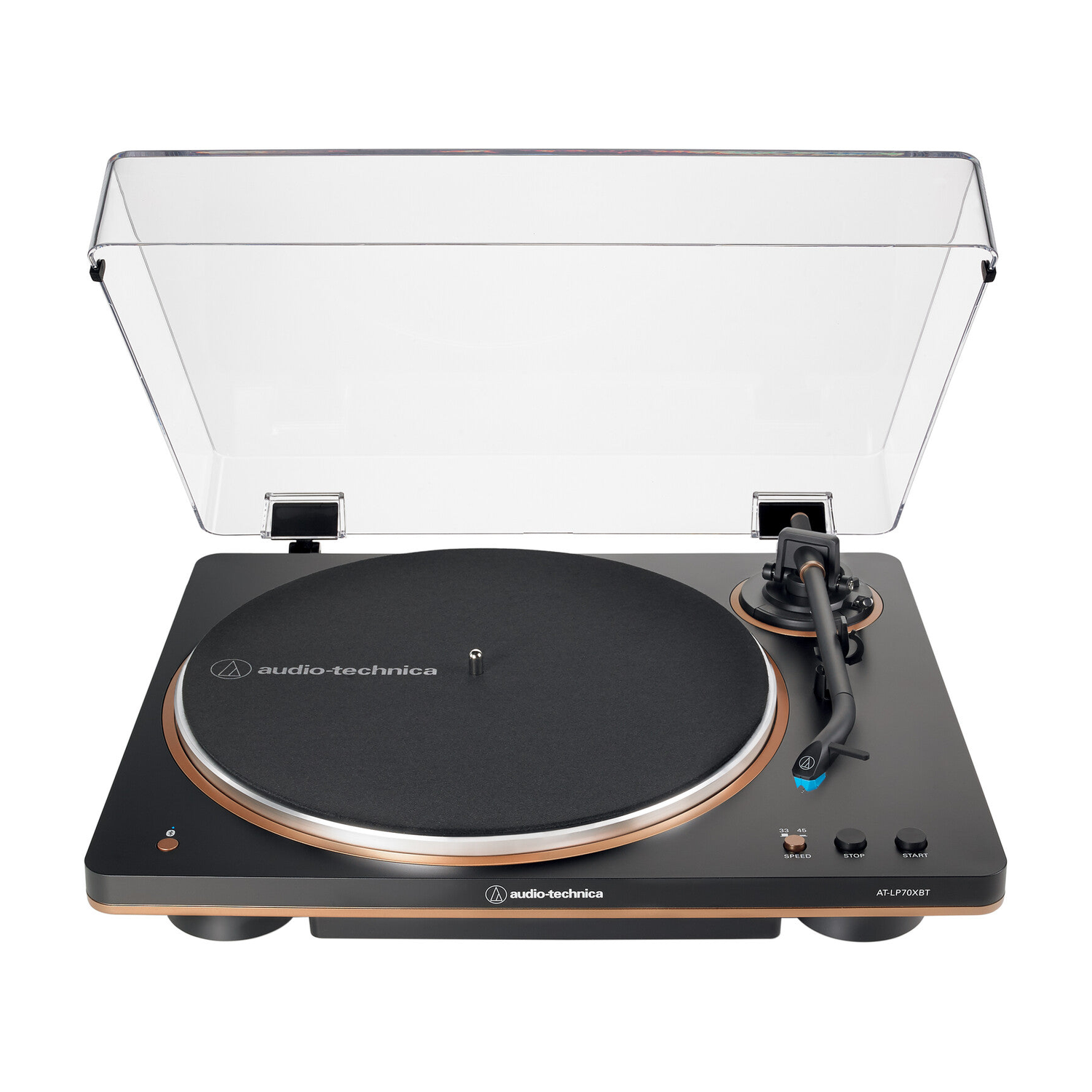 Audio Technica AT-LP70XBT-BZ Turntable Fully Automatic Bluetooth Wireless Belt-Drive