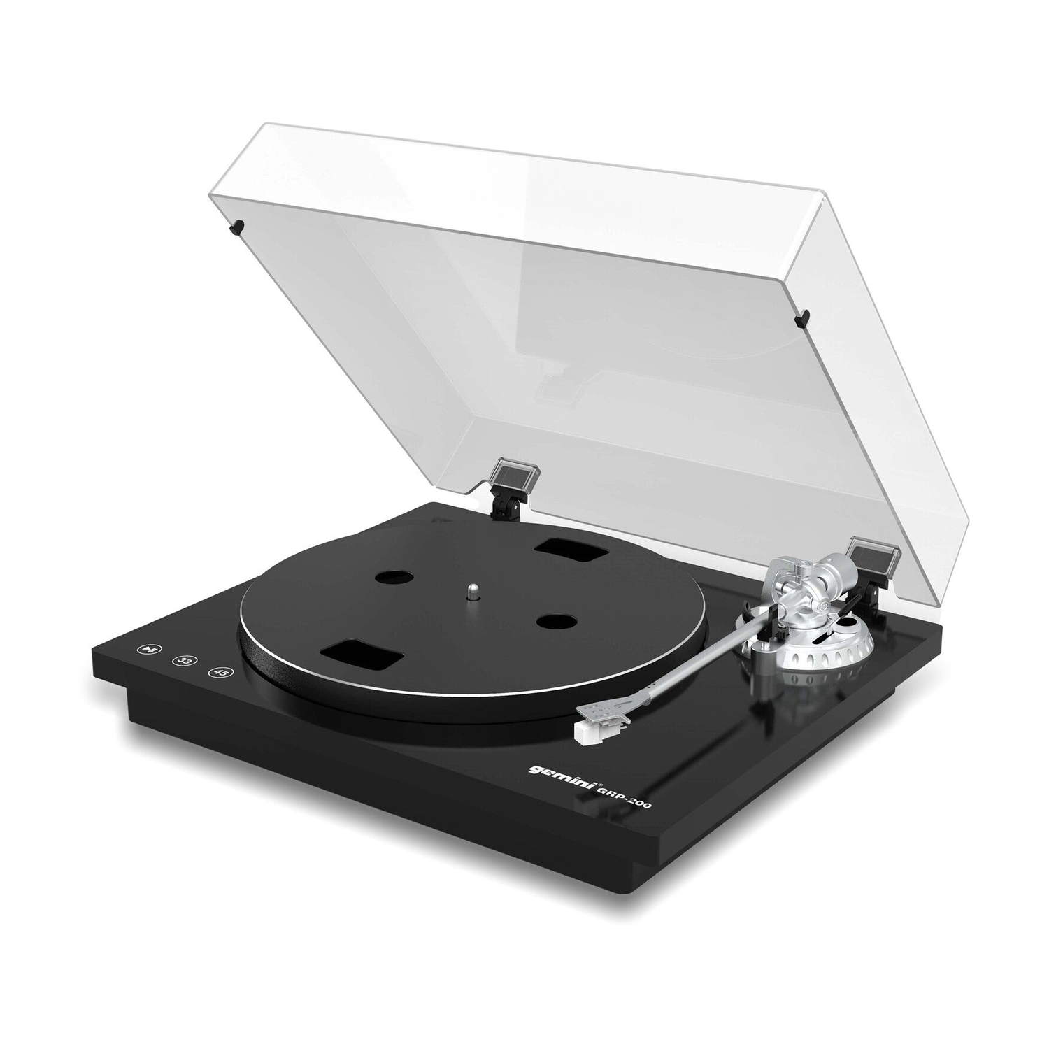 Gemini GRP-200 Professional Belt Drive USB Turntable (2 Speeds 33/45)