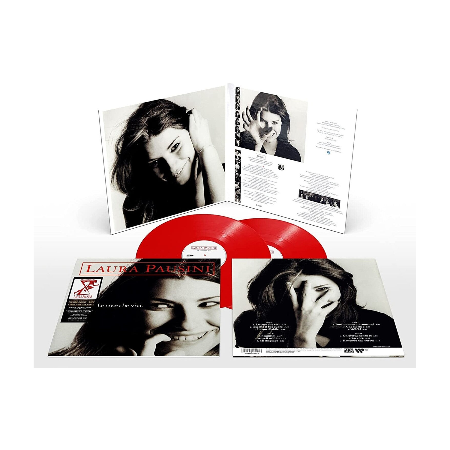 Laura Pausini - Le Cose Che Vivi 2xLP (Red Vinyl)