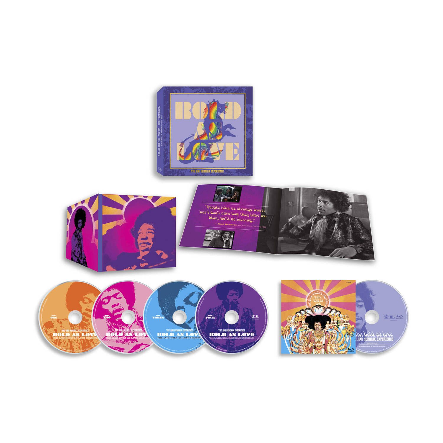 Jimi Hendrix - Bold As Love 5xCD