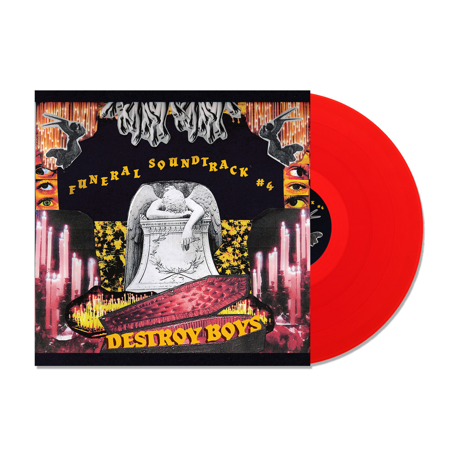 Destroy Boys - Funeral Soundtrack #4 - Transparent Red (Red Vinyl)