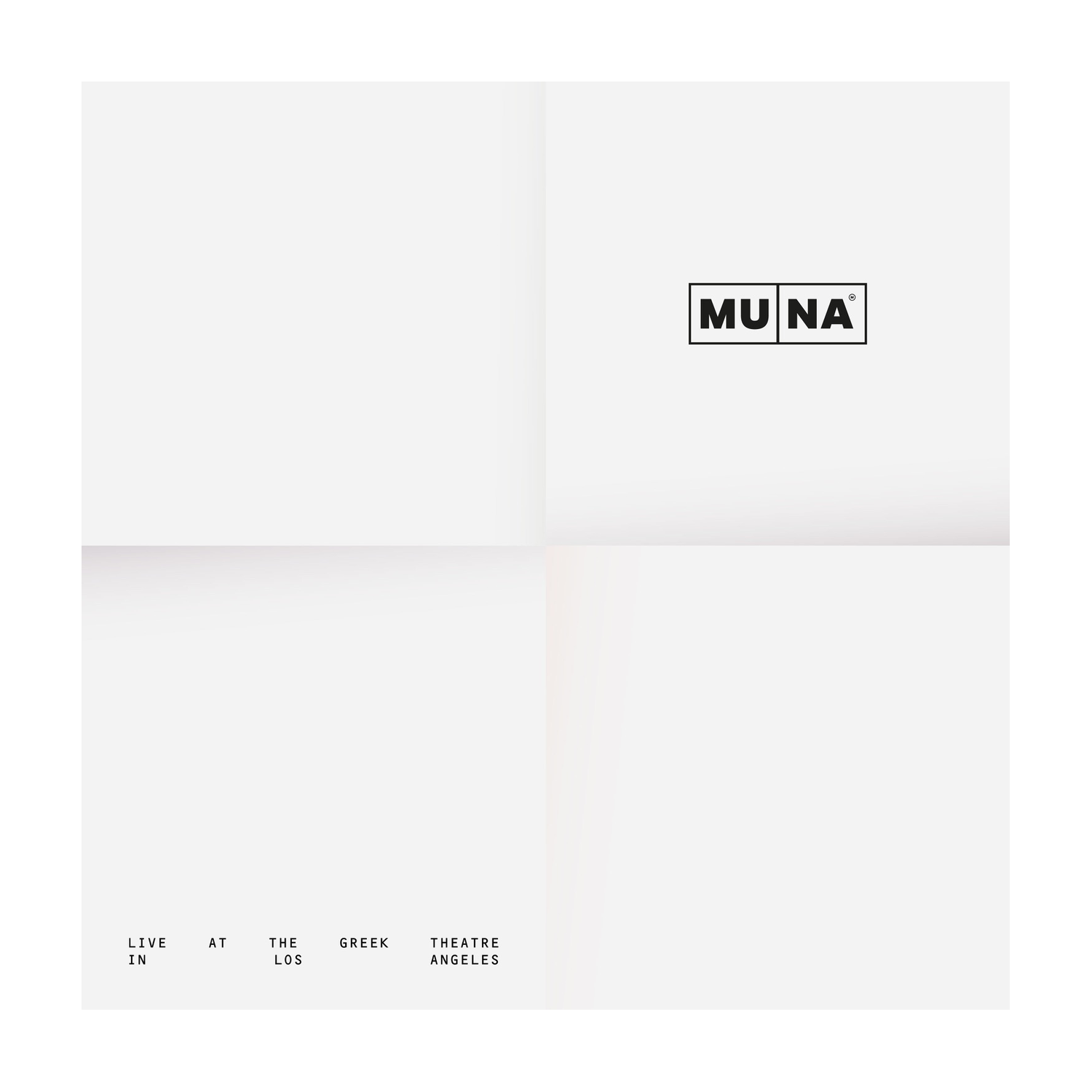 Muna - Live at the Greek Theatre in Los Angeles 2xLP (Silver Vinyl)
