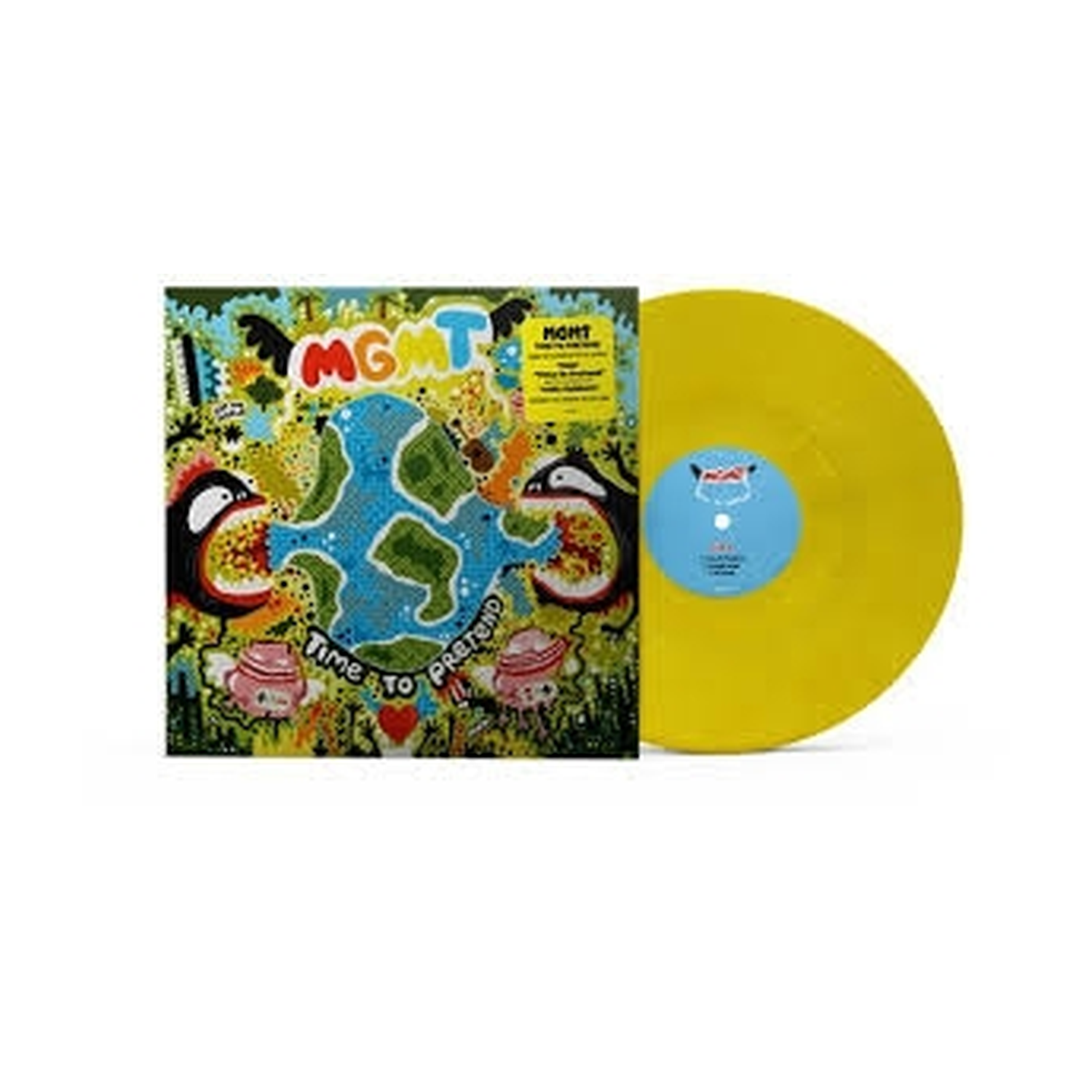 MGMT - Time To Pretend - Banana Yellow (Yellow Vinyl)