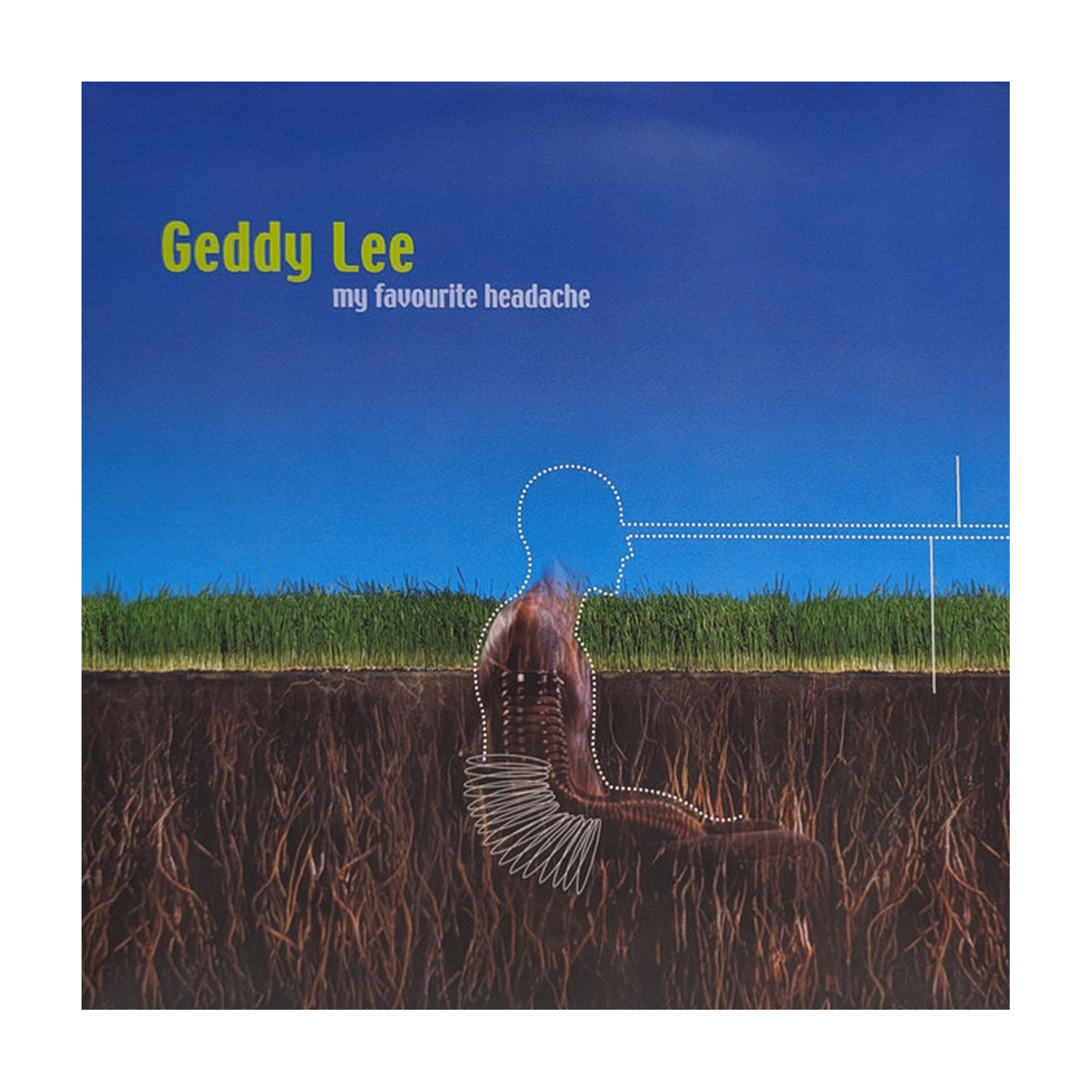 Geddy Lee - My Favourite Headache - Blue/Green Mixed Colored Vinyl 2xLP (Blue Vinyl)