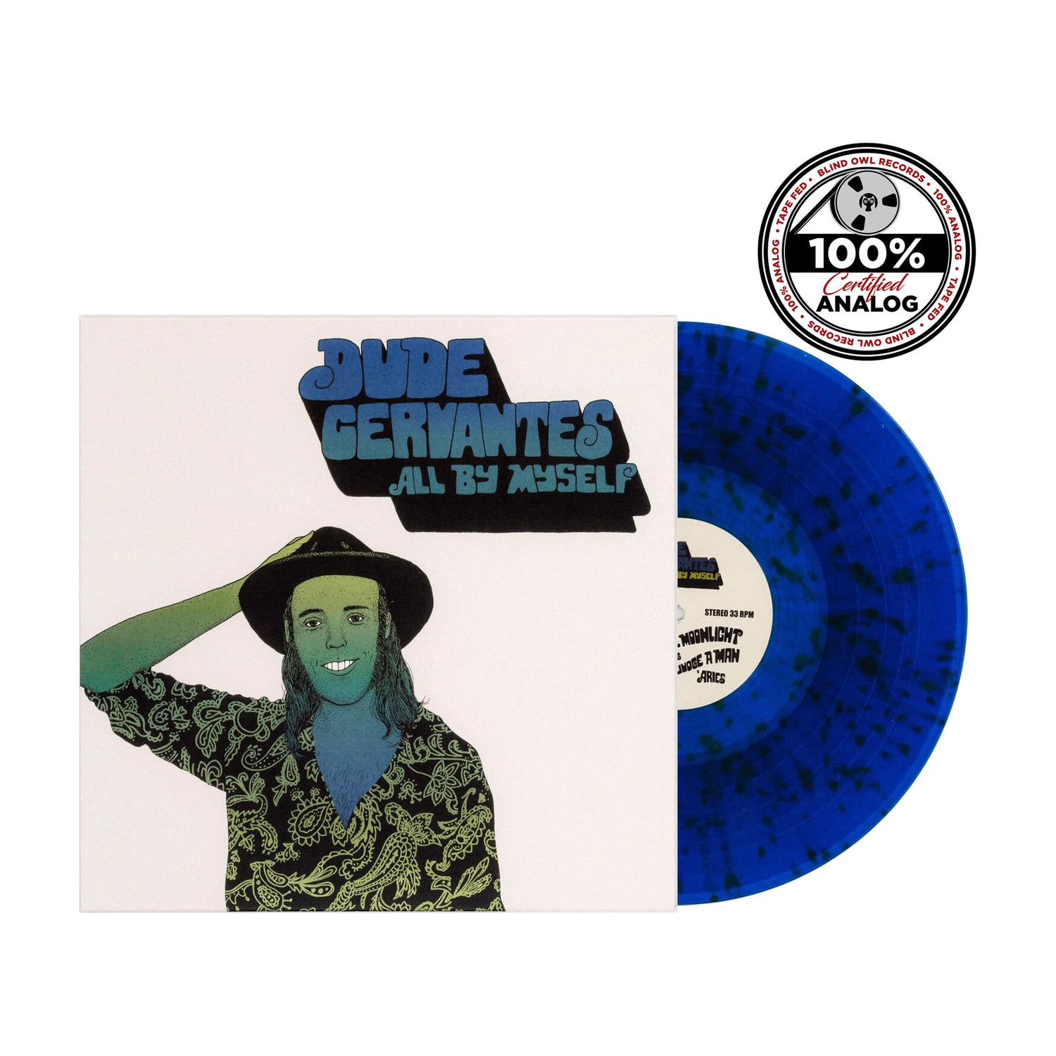 Dude Cervantes - All by Myself (Blue Vinyl)