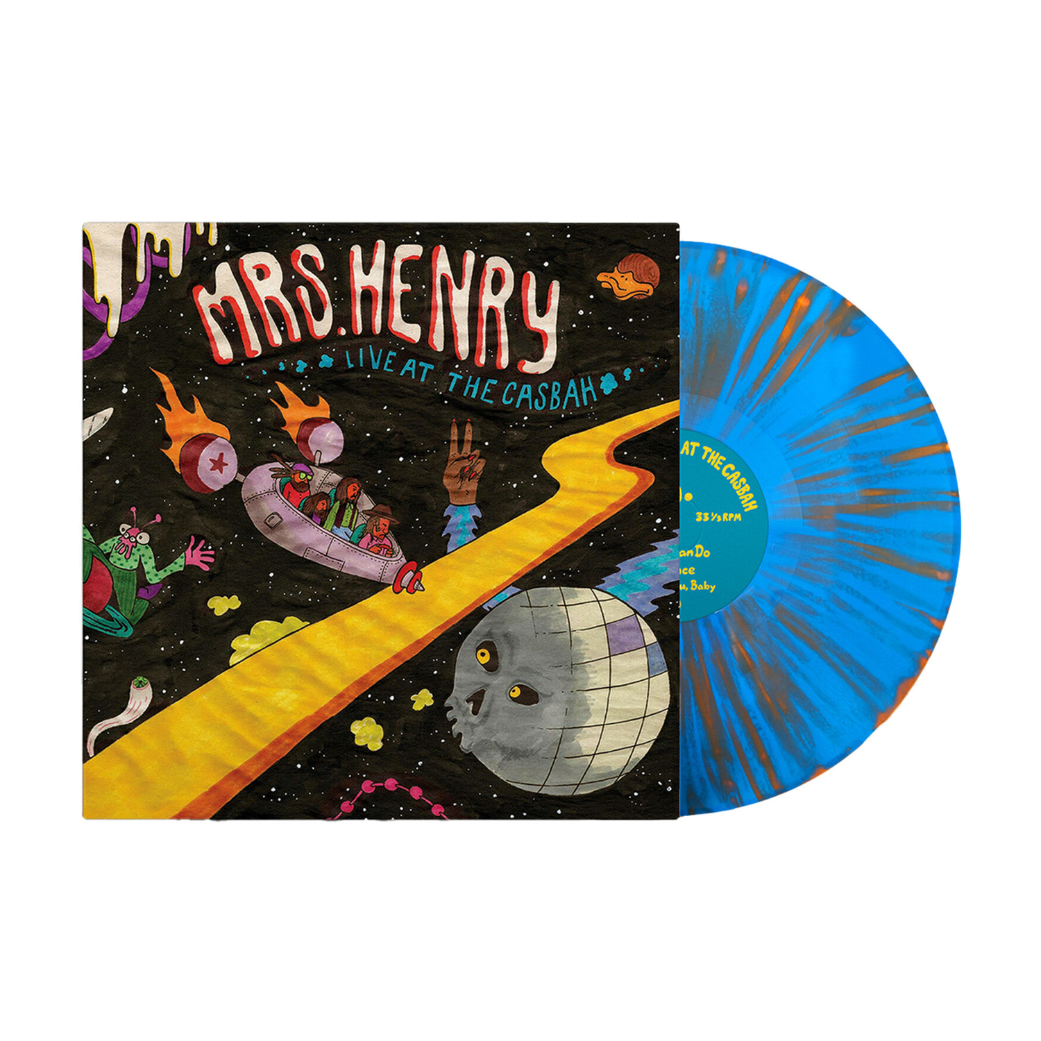 Mrs. Henry - Live at the Casbah - Blue/Orange Splatter (Splatter Vinyl)