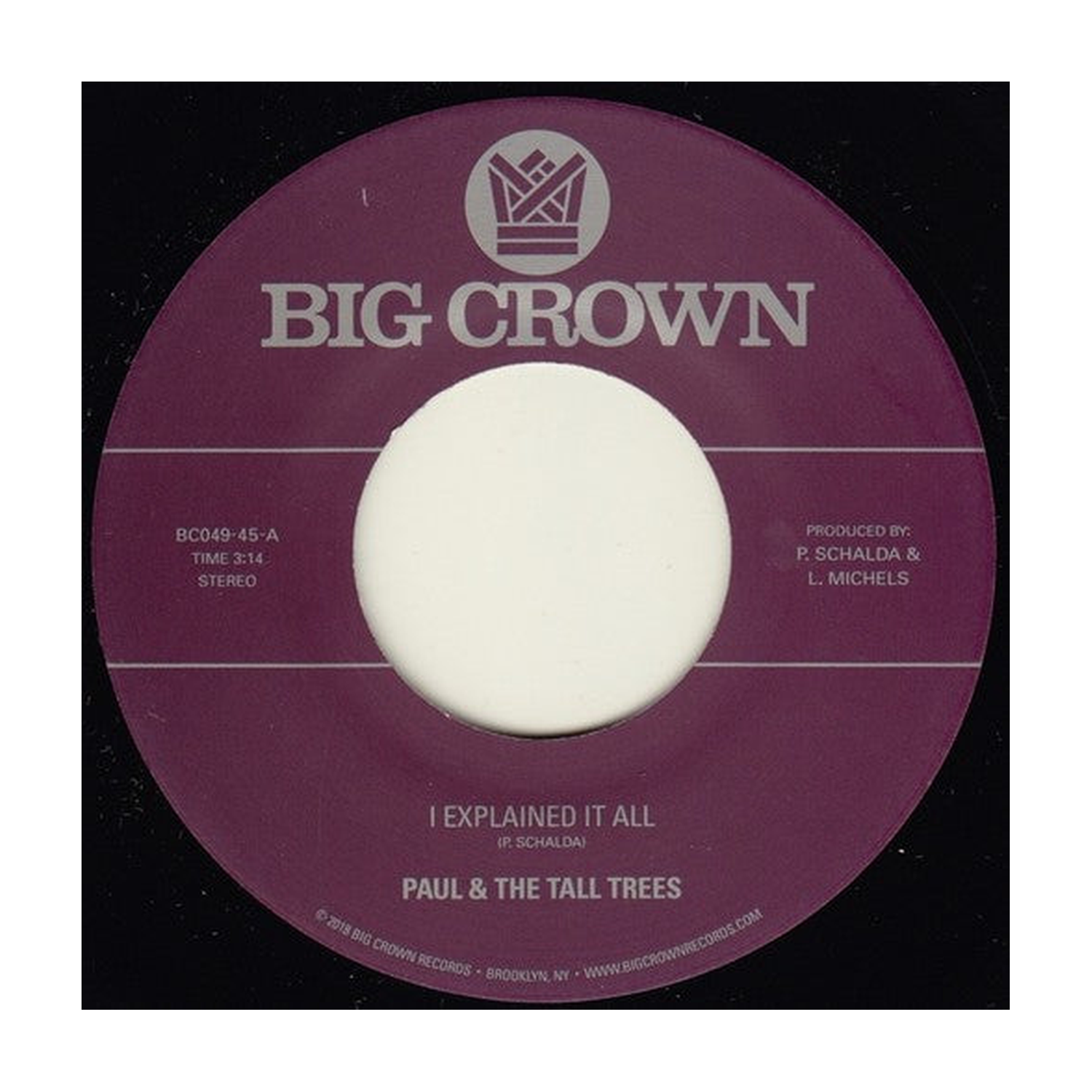 Paul & the Tall Trees - I Explained It All / Watch Out