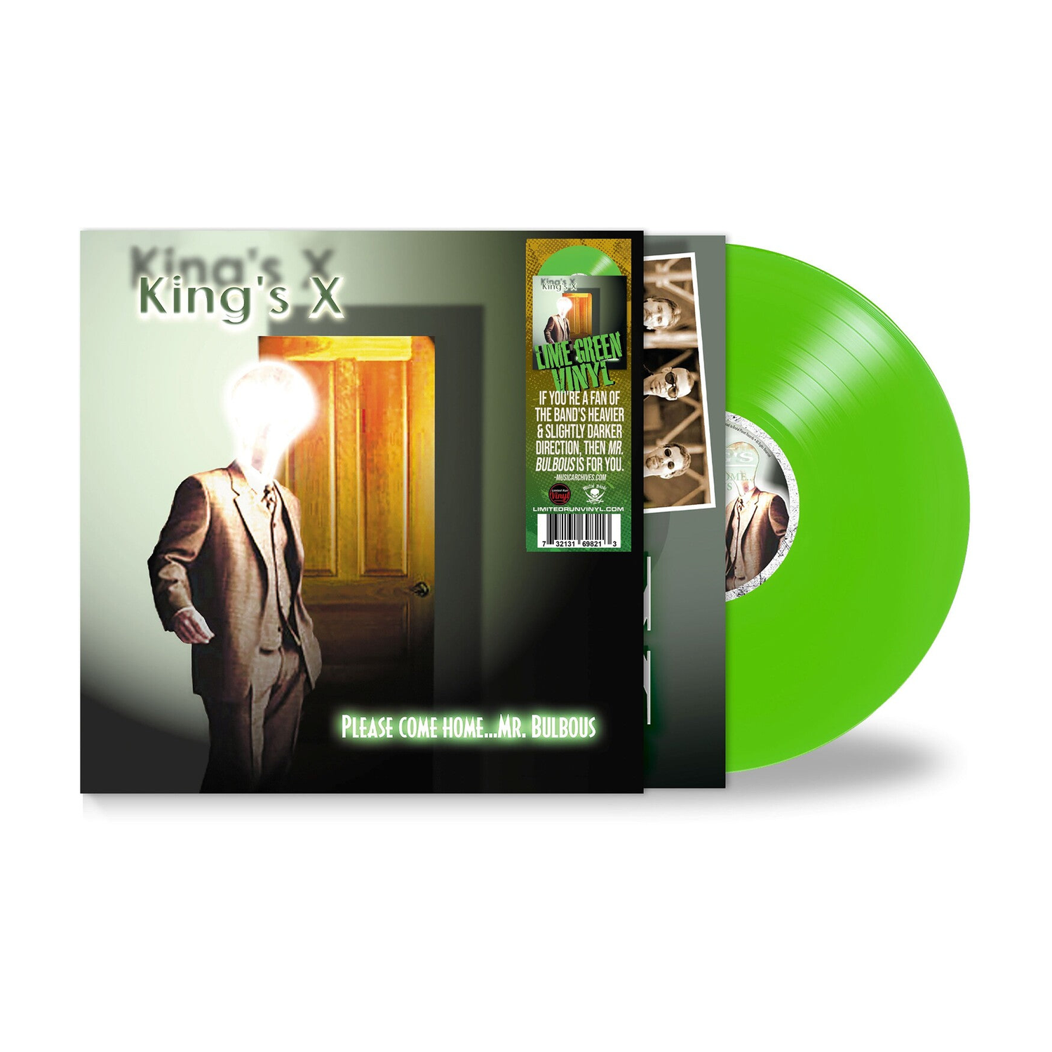 King's X - Please Come Home...Mr. Bulbous (Green Vinyl)