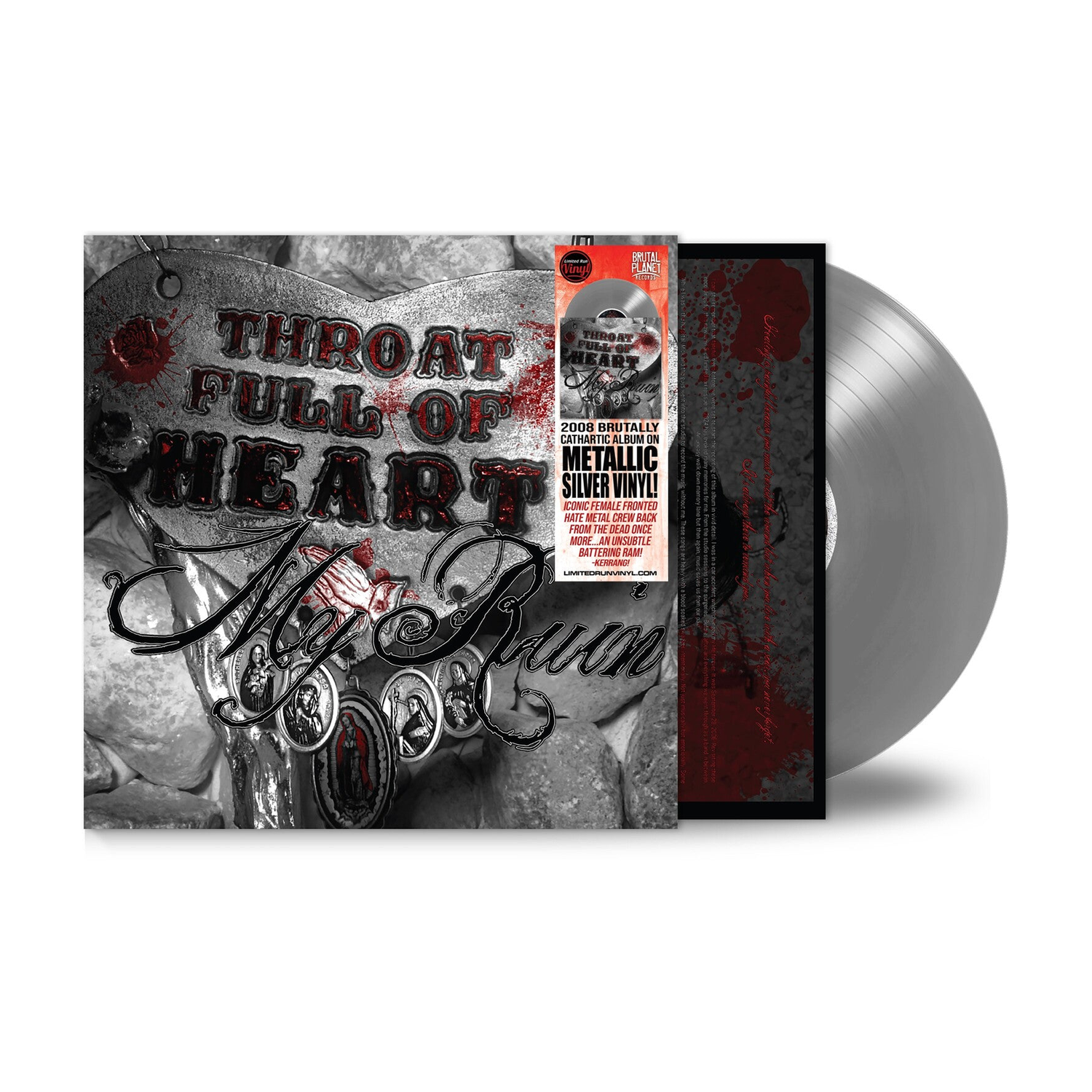 My Ruin - Throat Full of Heart (Silver Vinyl)