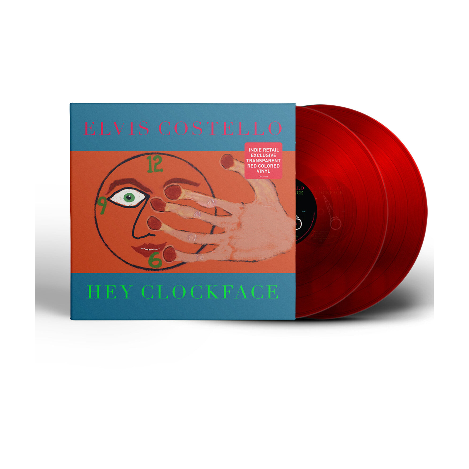 Elvis Costello - Hey Clockface 2xLP (Clear Vinyl)