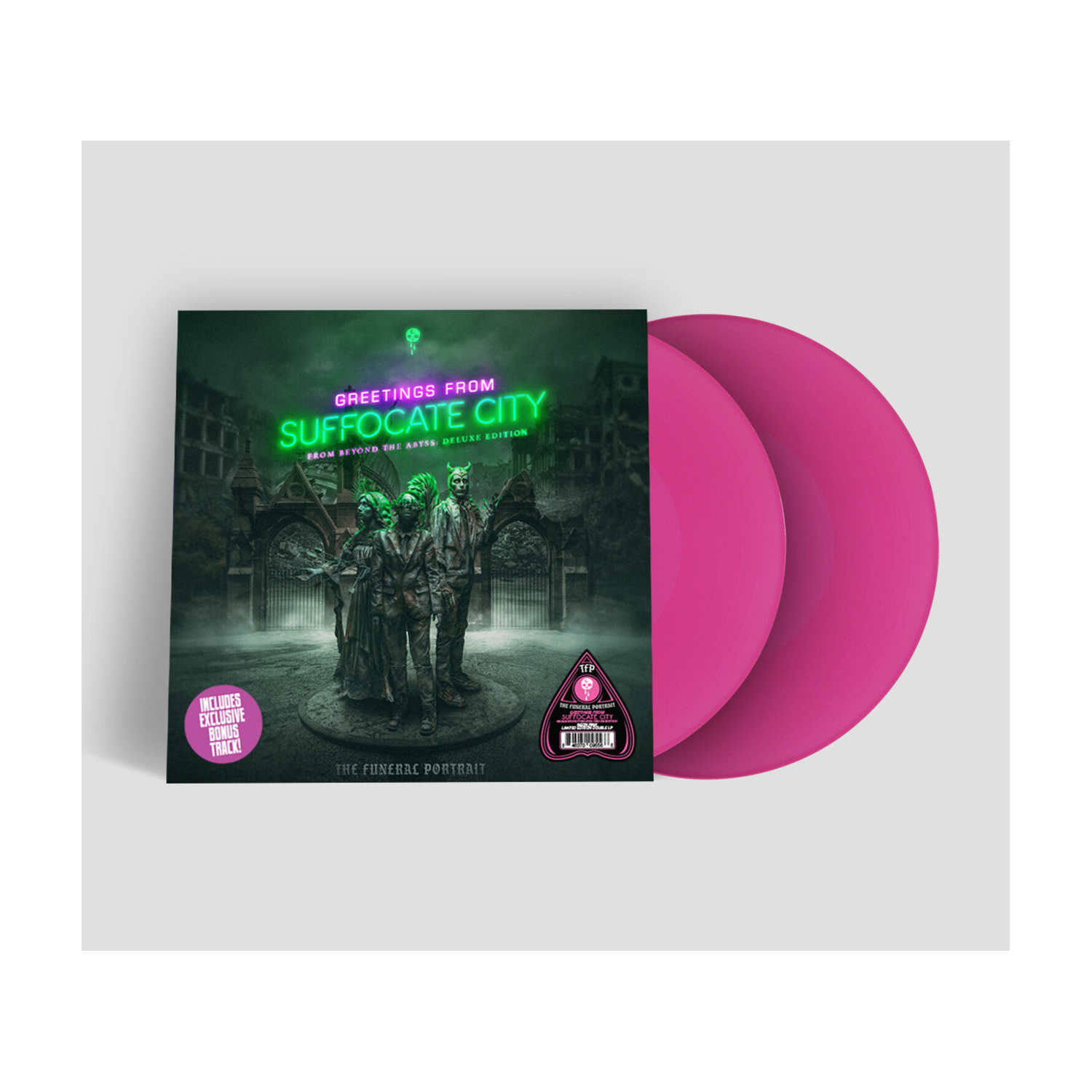 Funeral Portrait - Greetings From Suffocate City - From Beyond 2xLP (Pink Vinyl)