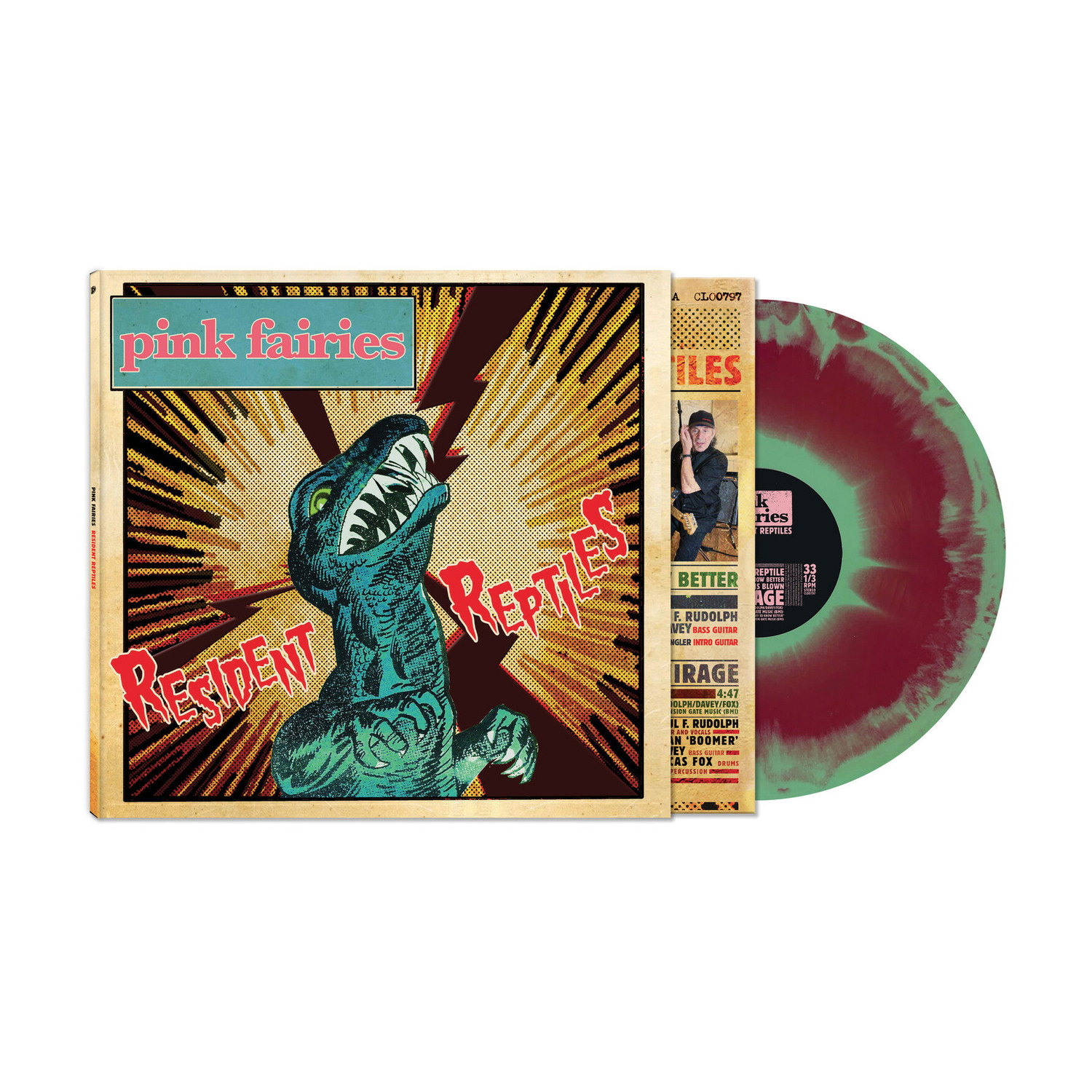 Pink Fairies - Resident Reptiles (Green Vinyl)