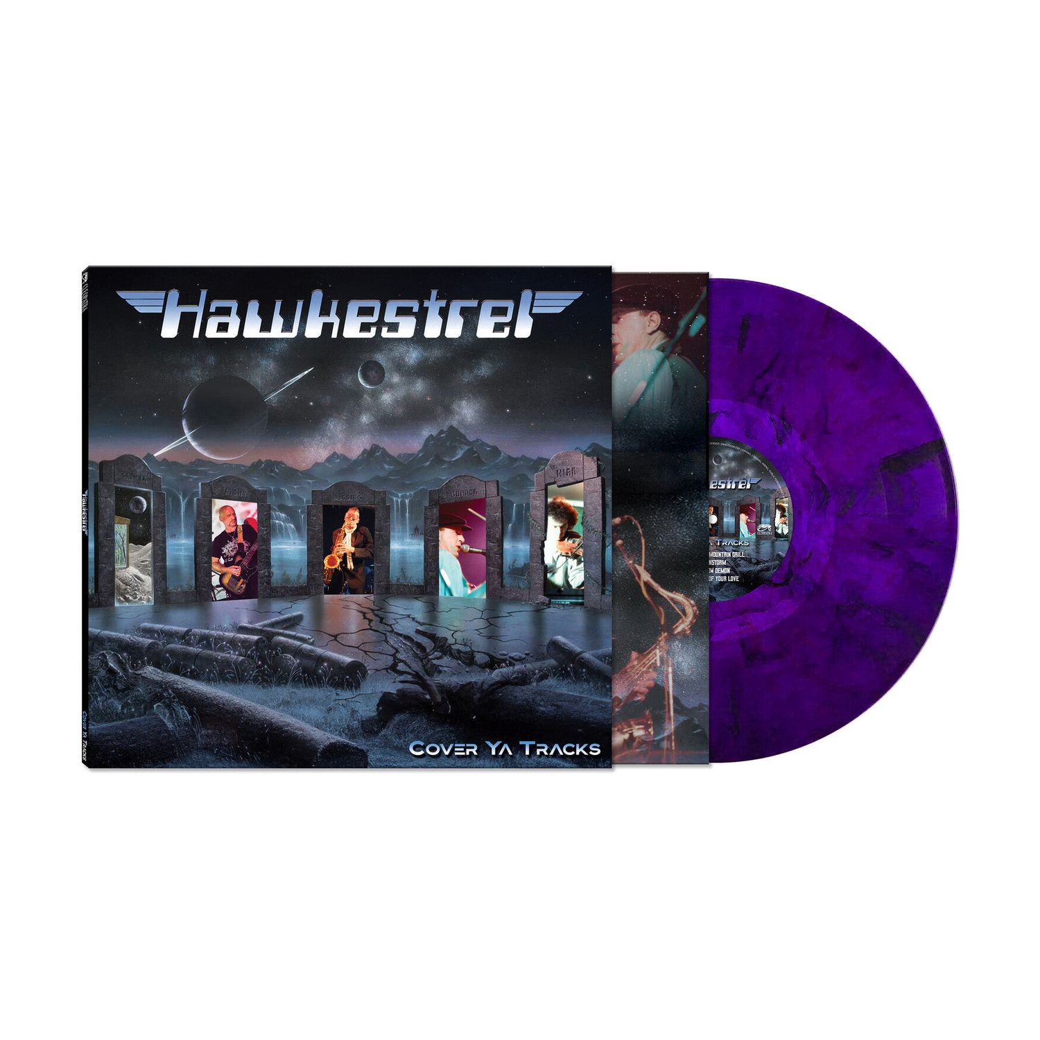 Hawkestrel - Cover Ya Tracks (Purple Vinyl)