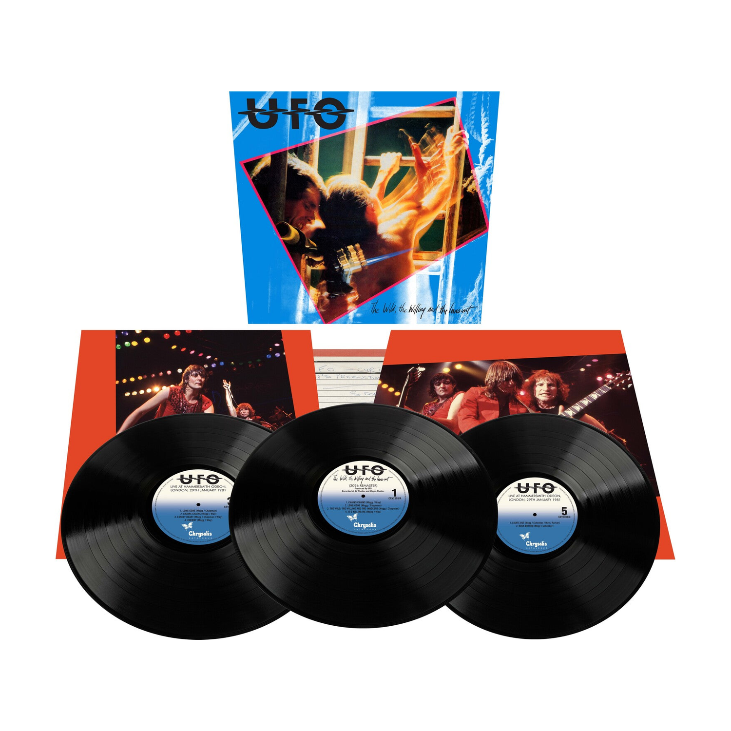 UFO - The Wild, the Willing & the Innocent 3xLP