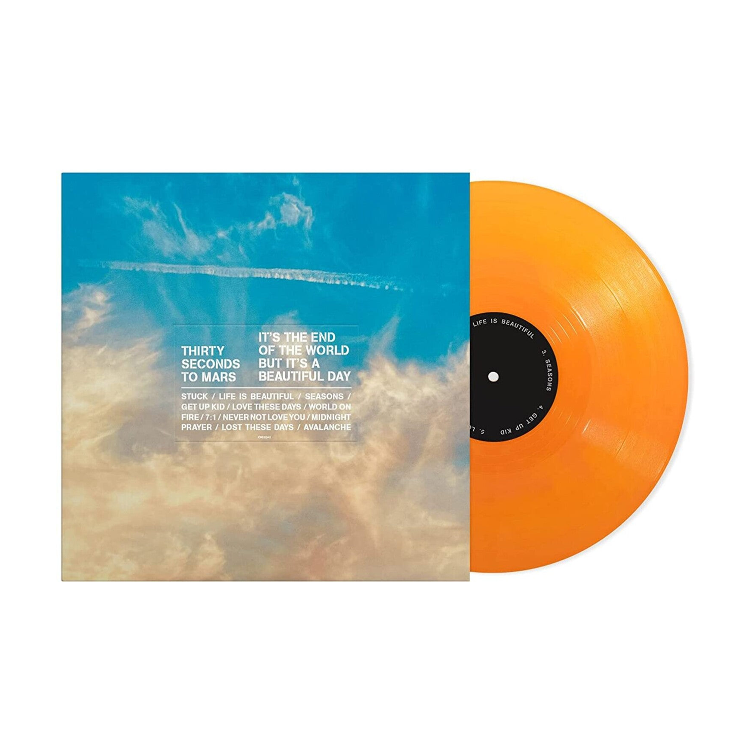 Thirty Seconds to Mars - It's The End The World But It's A Beautiful Day (Orange Vinyl)