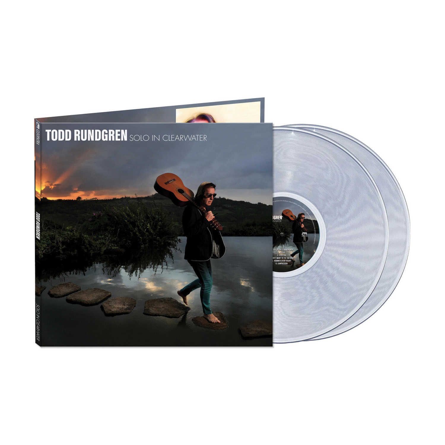 Todd Rundgren - Solo In Clearwater 2xLP (Clear Vinyl)