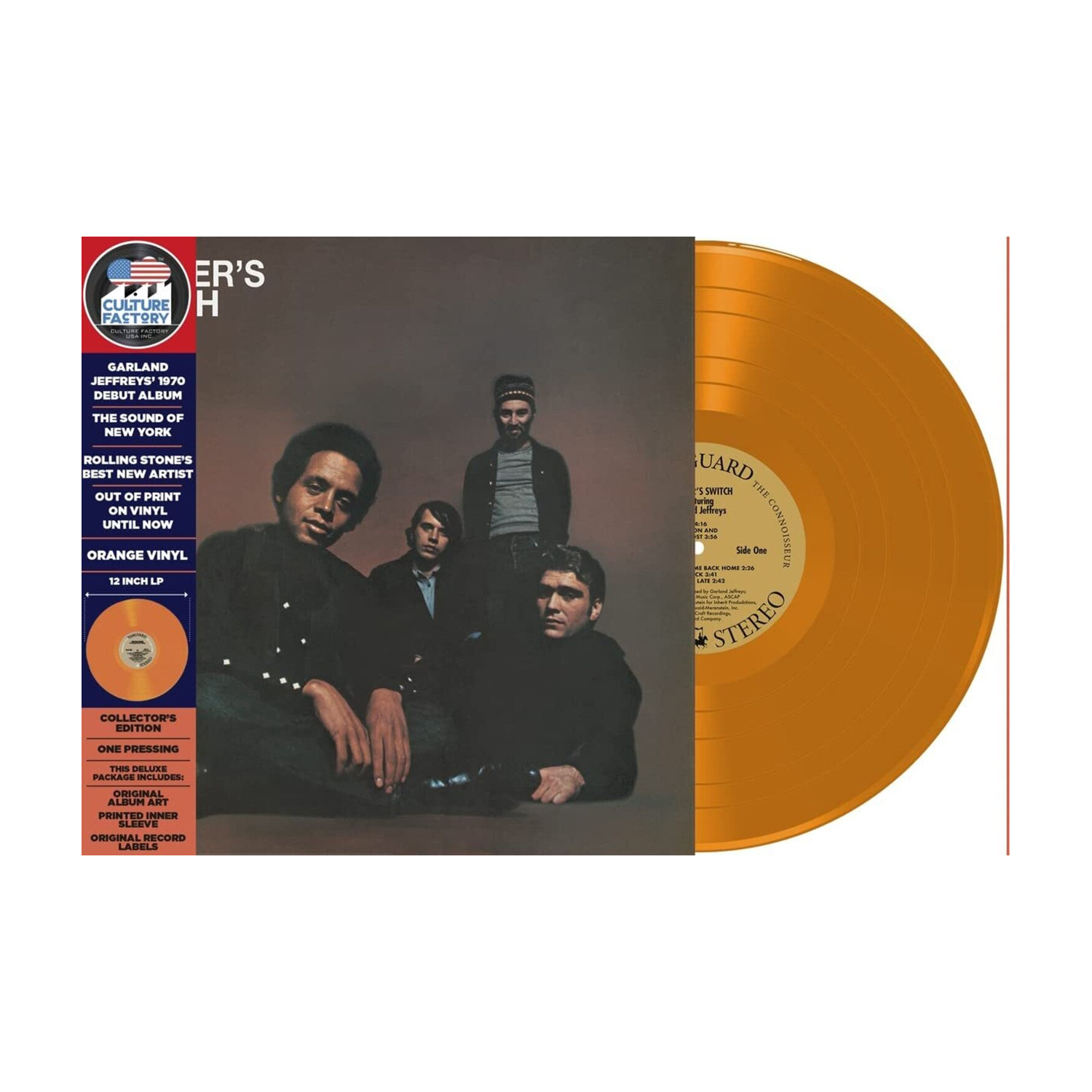 Grinder's Switch Featuring Garland Jeffreys (Orange Vinyl)