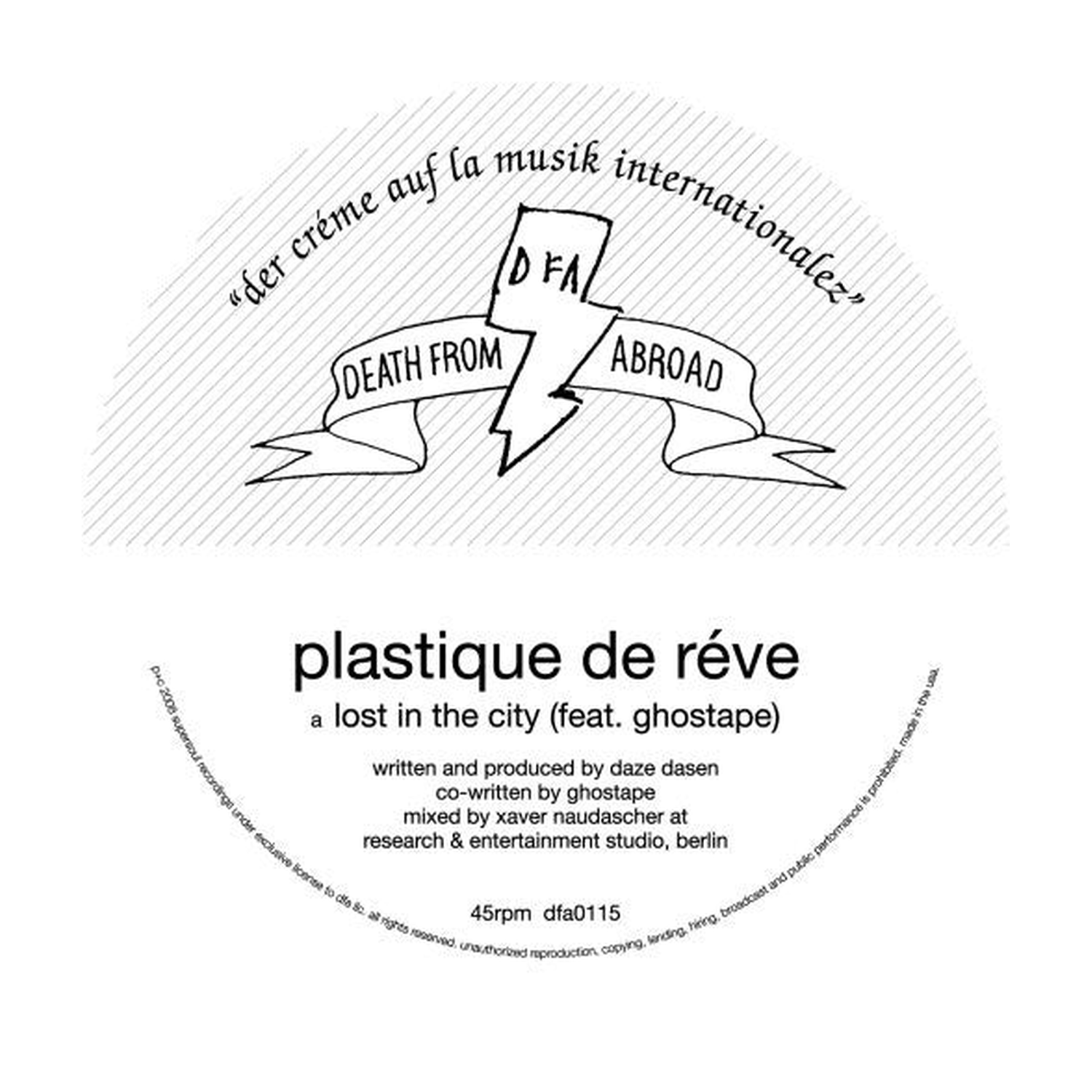 Plastique De Reve - Lost In The City