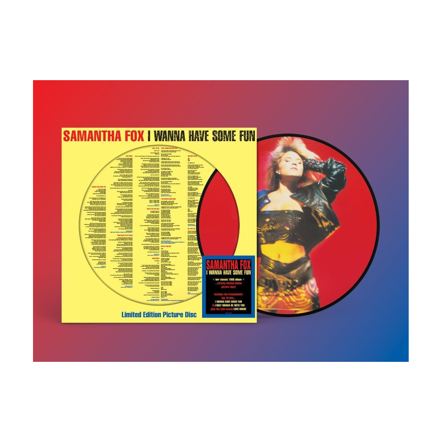 Samantha Fox - I Wanna Have Some Fun - Picture Disc