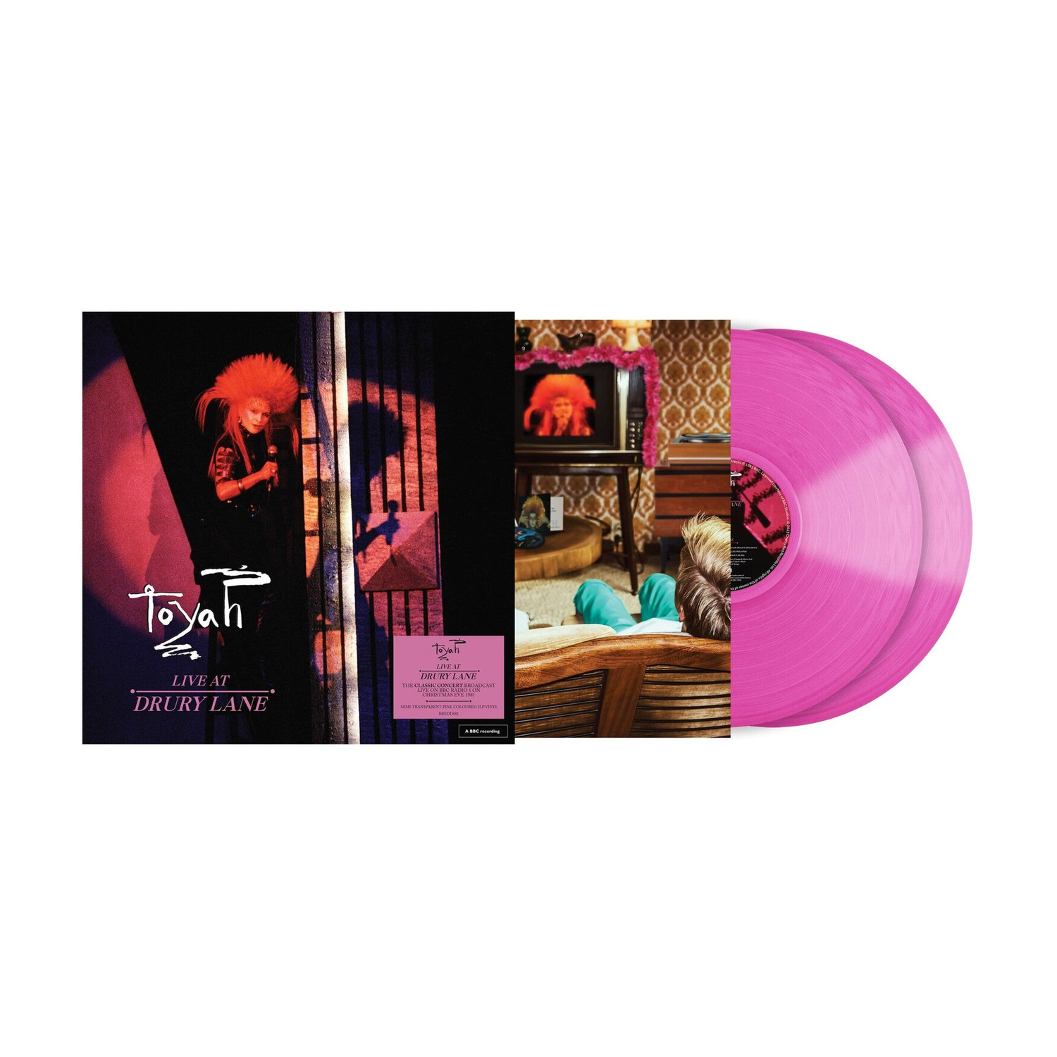 Toyah - Live At Drury Lane 2xLP (Clear Vinyl)