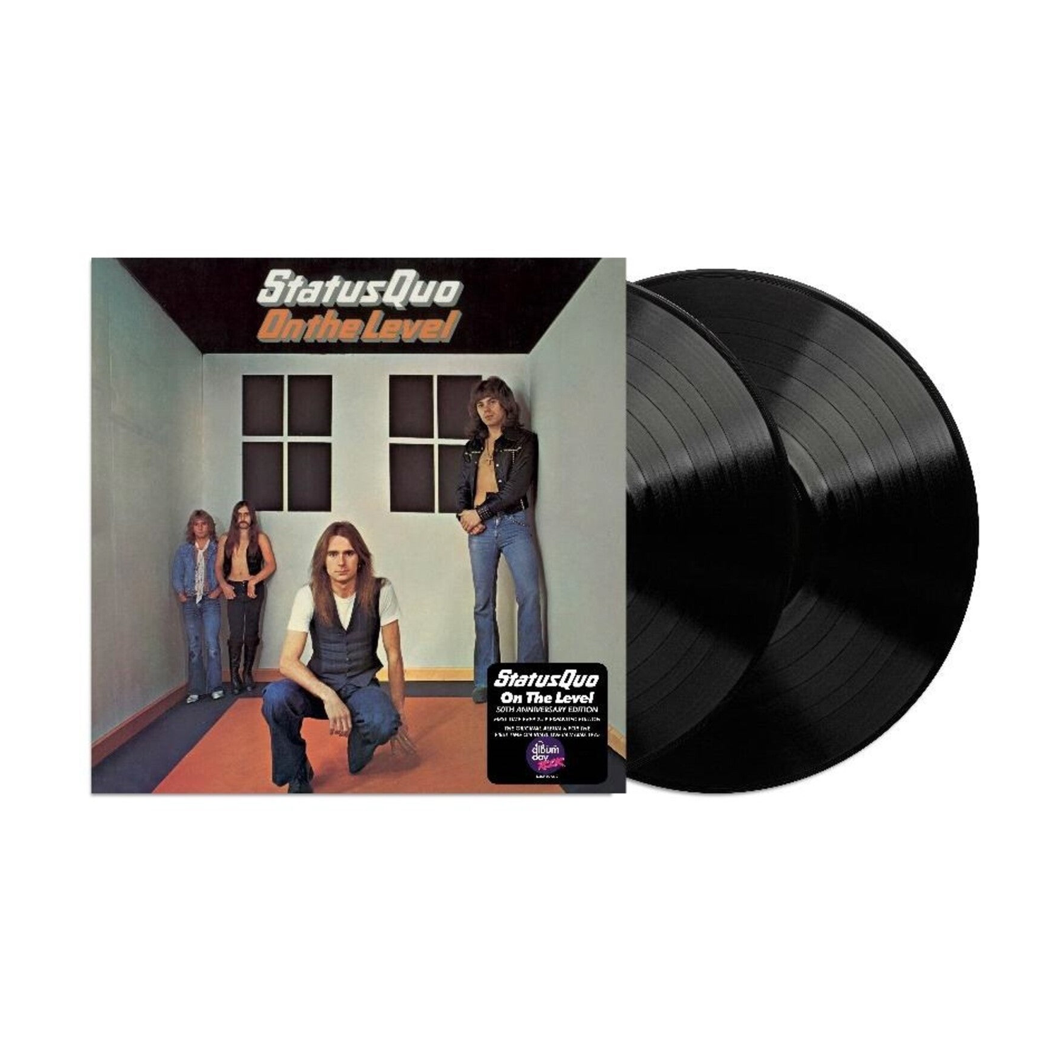 Status Quo - On The Level - NAD 140gm Black Vinyl 2xLP (Anniversary Edition)