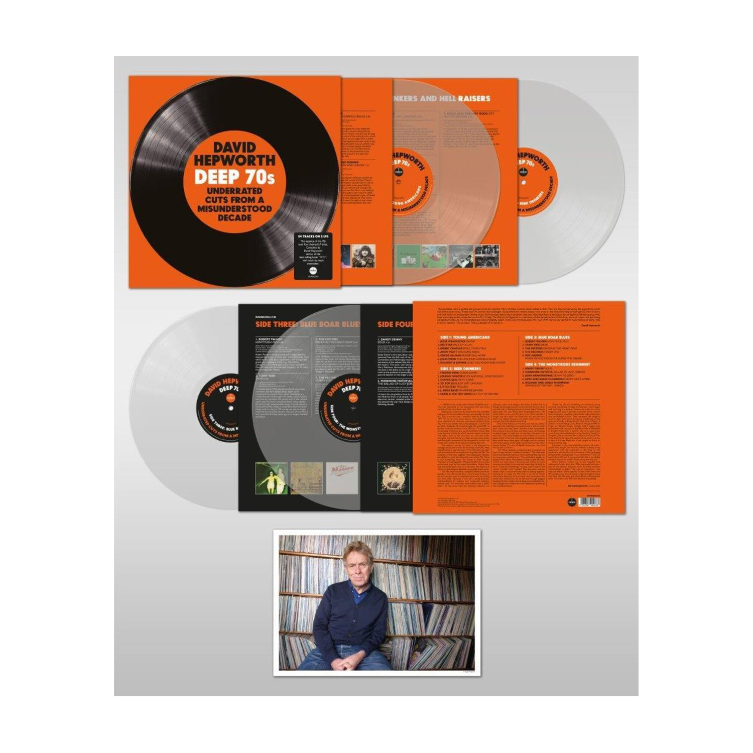 Various Artists - Hepworth's Deep 70s: Underrated Cuts / Various 2xLP (Clear Vinyl)
