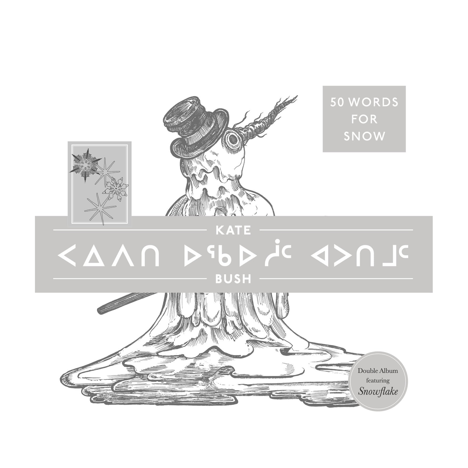 Kate Bush - 50 Words For Snow - Polar Edition 180gm Gatefold Sleeve, Metallic Belly Band & Christmas Card 2xLP