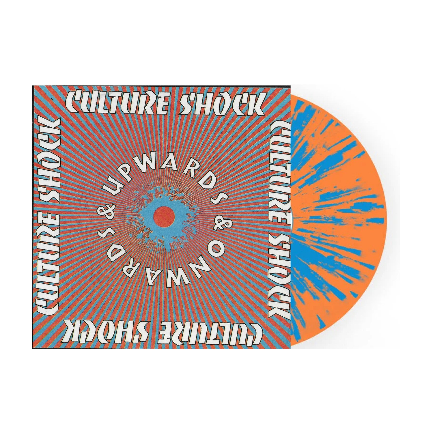 Culture Shock - Unwards & Upwards - Blue & Orange Splatter Vinyl (Blue Vinyl)