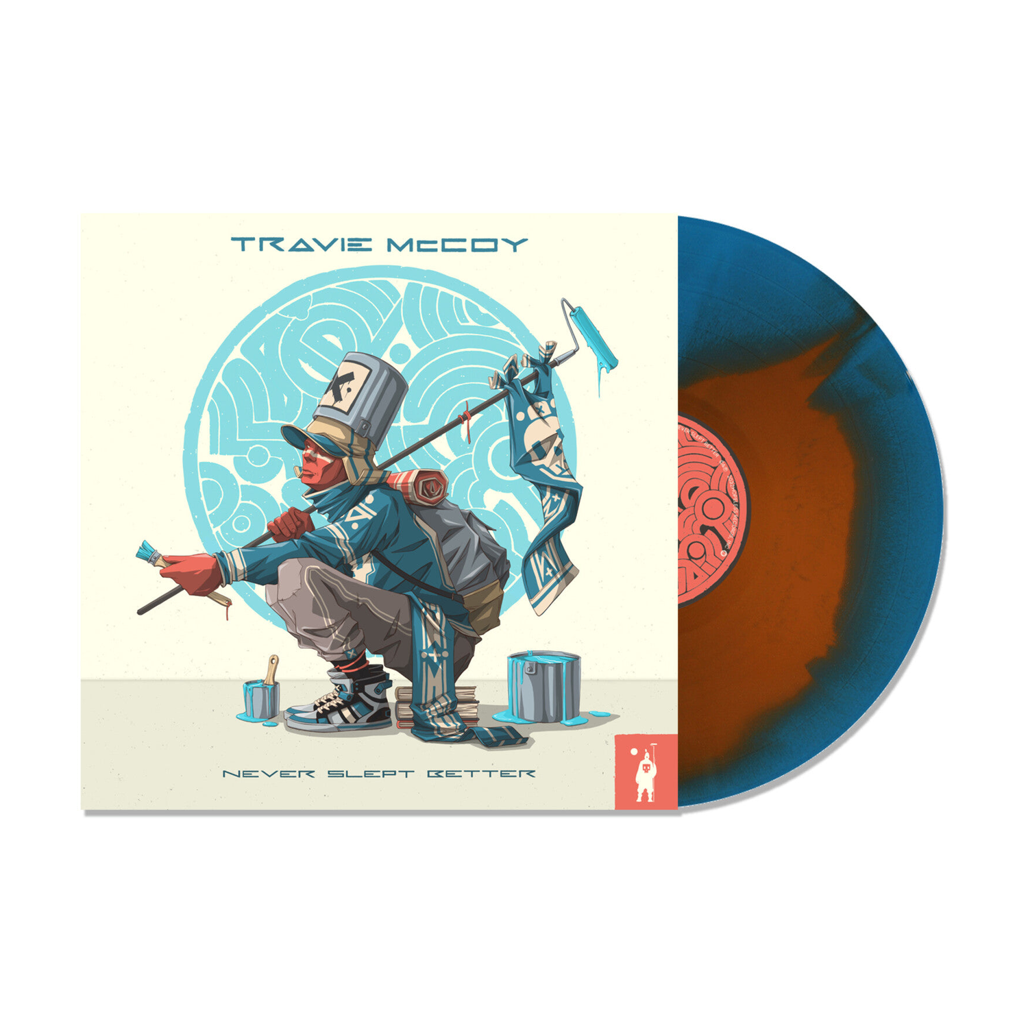 Travie McCoy - Never Slept Better - Cinnamon Swirl (Orange Vinyl)