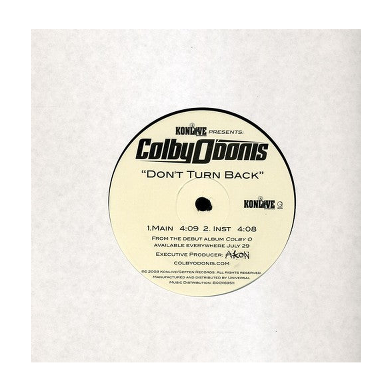 Colby O'Donis - Don't Turn Back