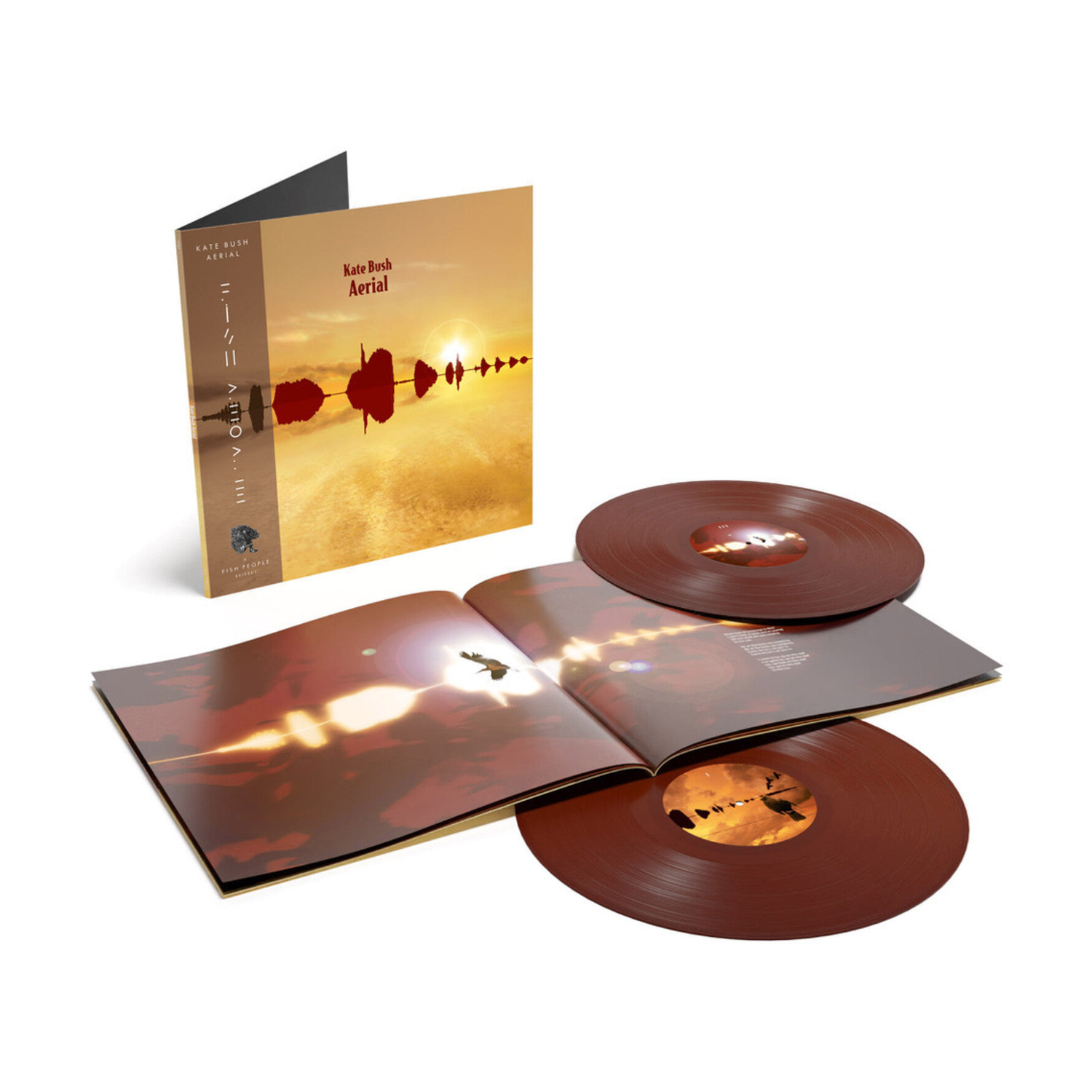 Kate Bush - Aerial - 2018 Remaster 180gm Goldy Locks Vinyl Indie Edition, 24pp Booklet 2xLP (Gold Vinyl)