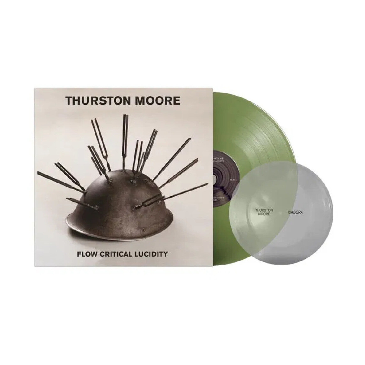 Thurston Moore - Flow Critical Lucidity - Green Colored Vinyl with Clear Flexi (Green Vinyl)