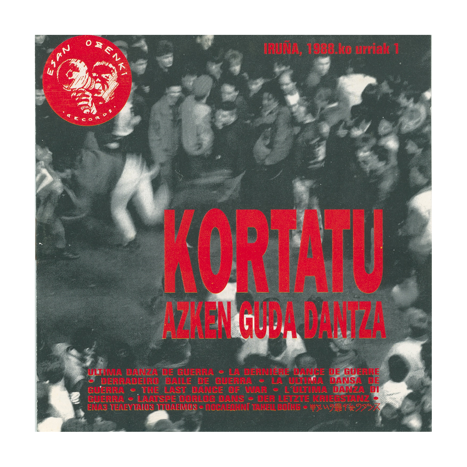 Kortatu - Azken Guda Dantza 2xLP