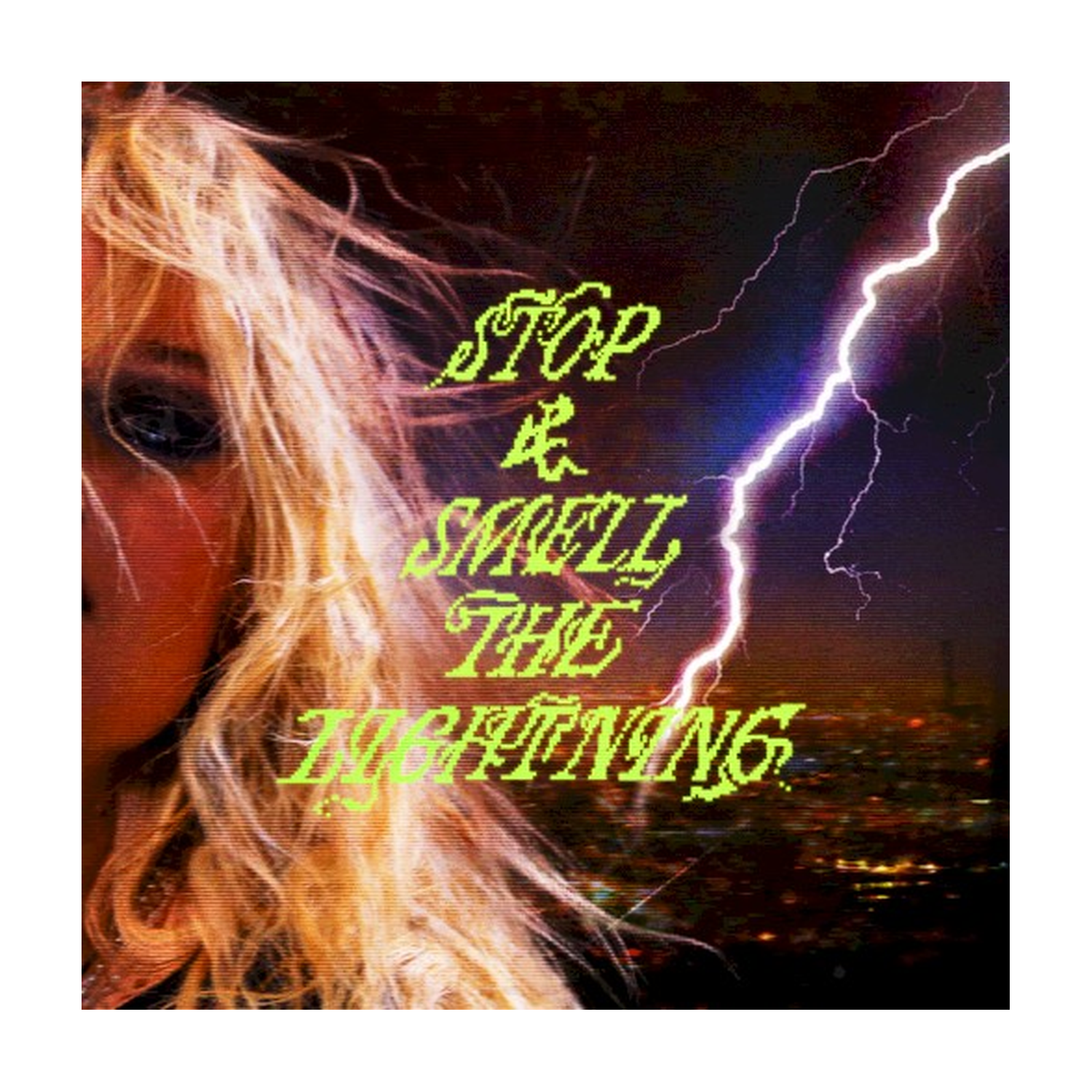 Annie Hamilton - Stop & Smell The Lightning - Limited Lime Green & Black Marble Colored Vinyl (Green Vinyl)