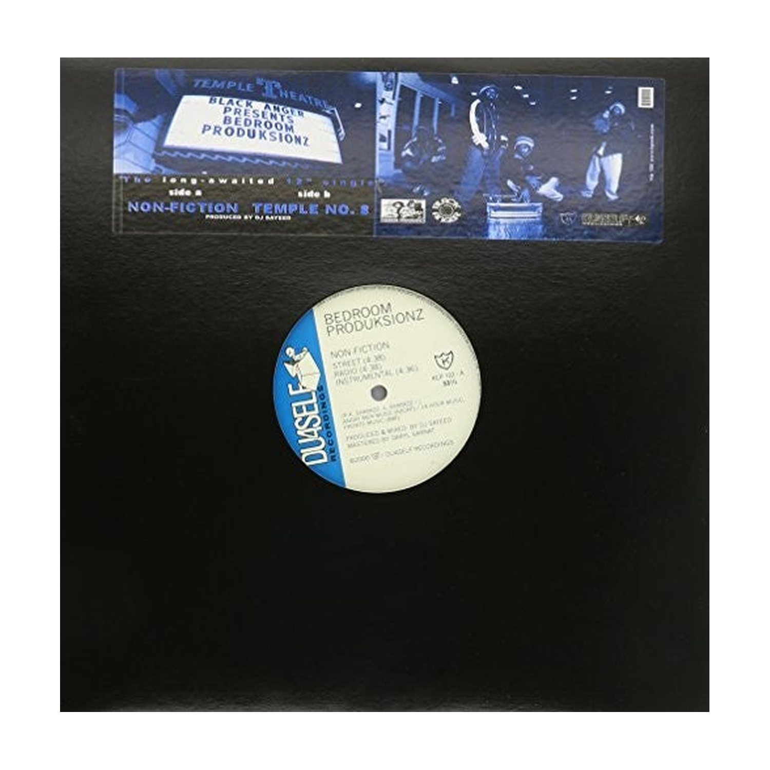 Black Anger / Bedroom Produksionz - Non-Fiction / Temple 8