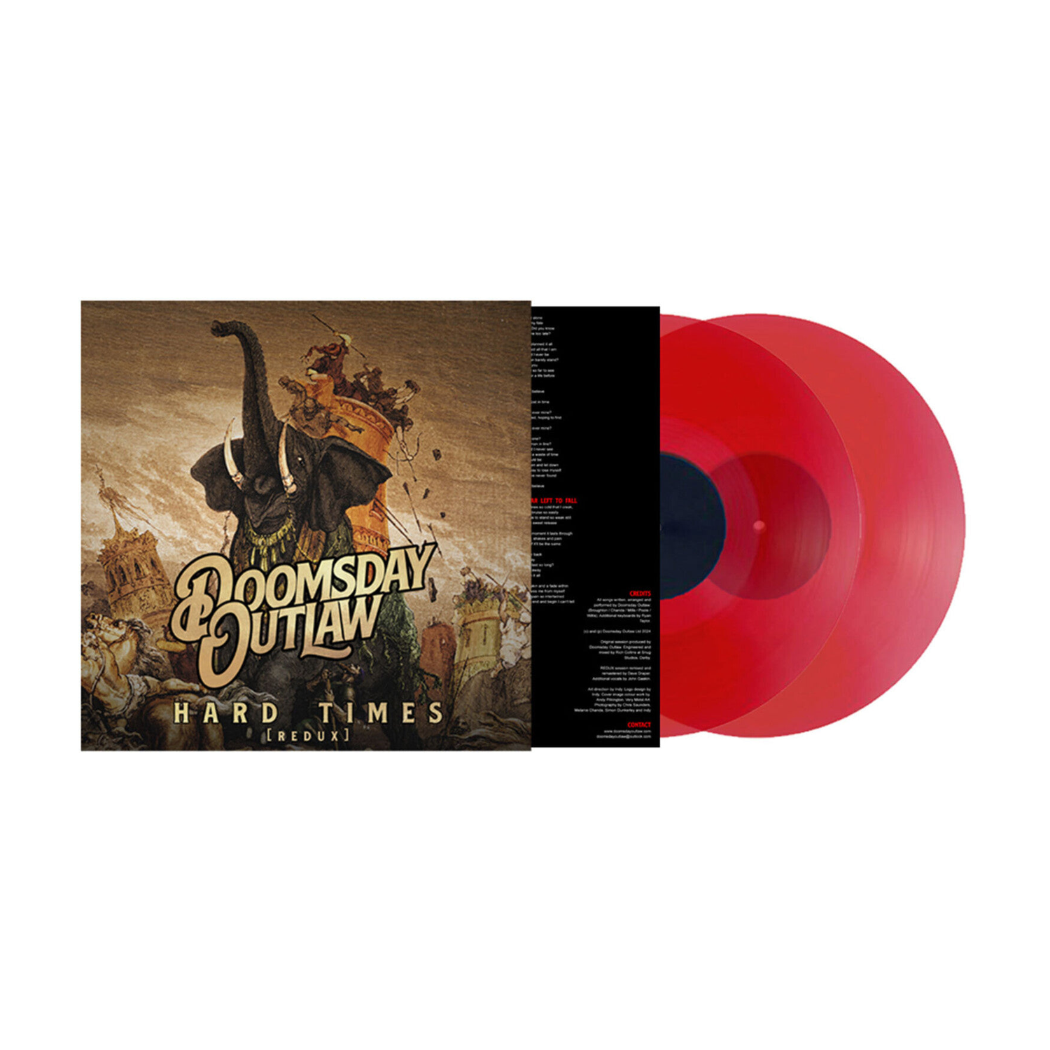 Doomsday Outlaw - Hard Times 2xLP (Red Vinyl)