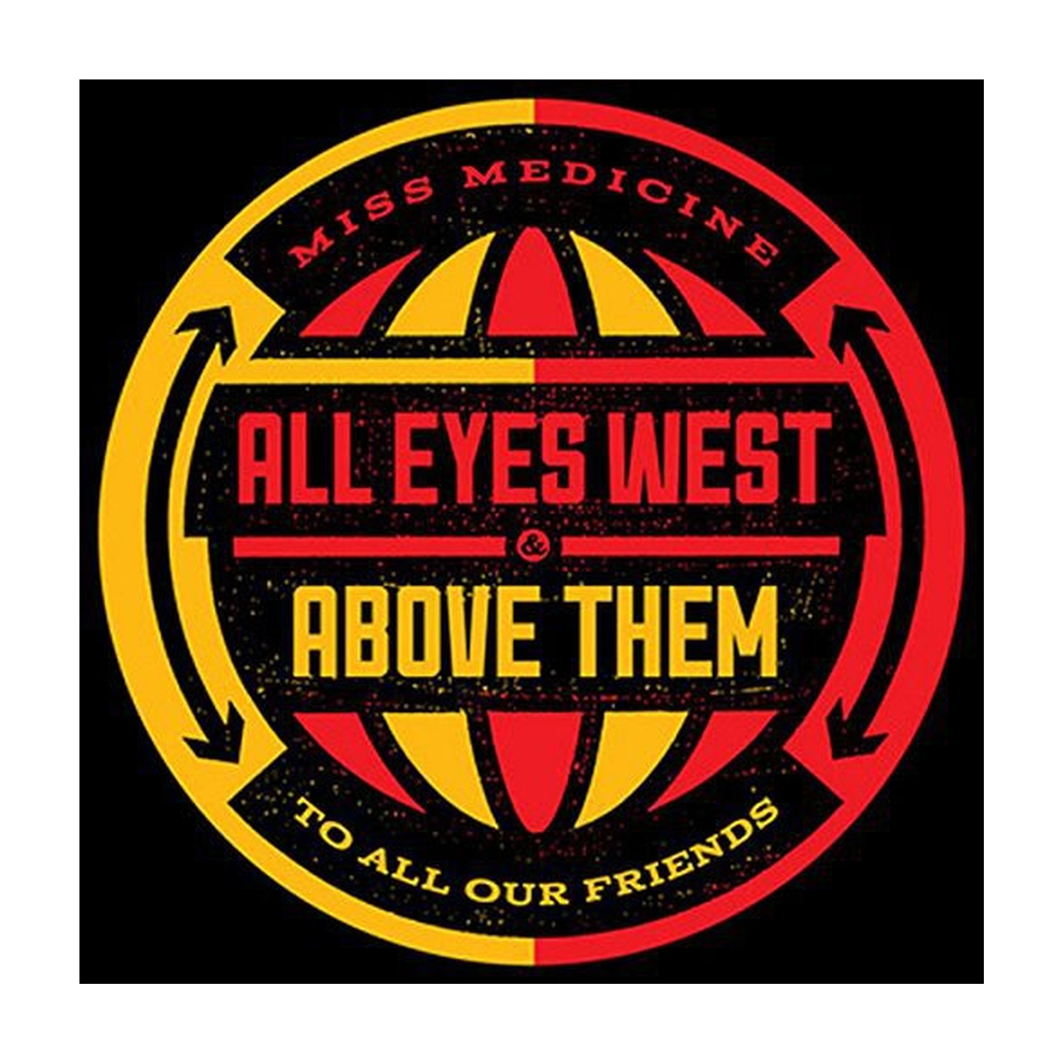 All Eyes West / Above Them - Split