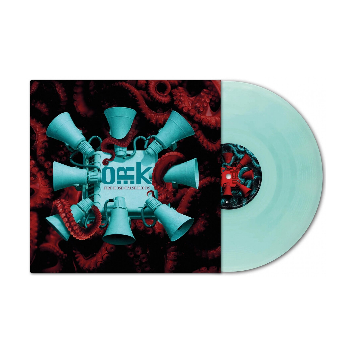 O.R.K. - Firehose Of Falsehoods - 140gm Coke Bottle Green Vinyl (Green Vinyl)