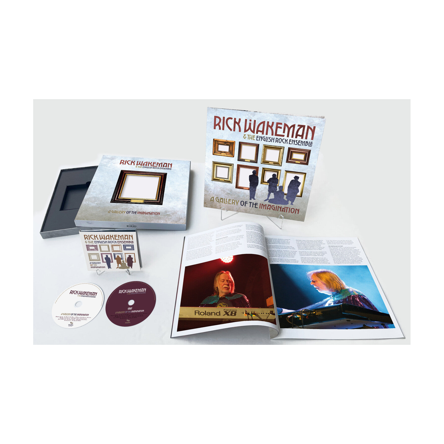 Rick Wakeman - Gallery Of The Imagination - Ltd Box Set Edition, 140gm Vinyl + CD + DVD + 28pg Book 4xLP (Limited Edition)
