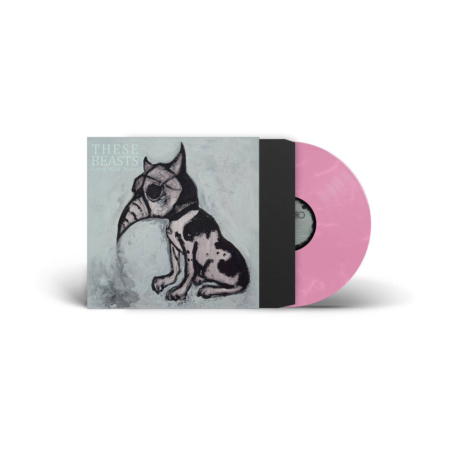 These Beasts - Cares, Wills, Wants - Pink Marbled (Pink Vinyl)