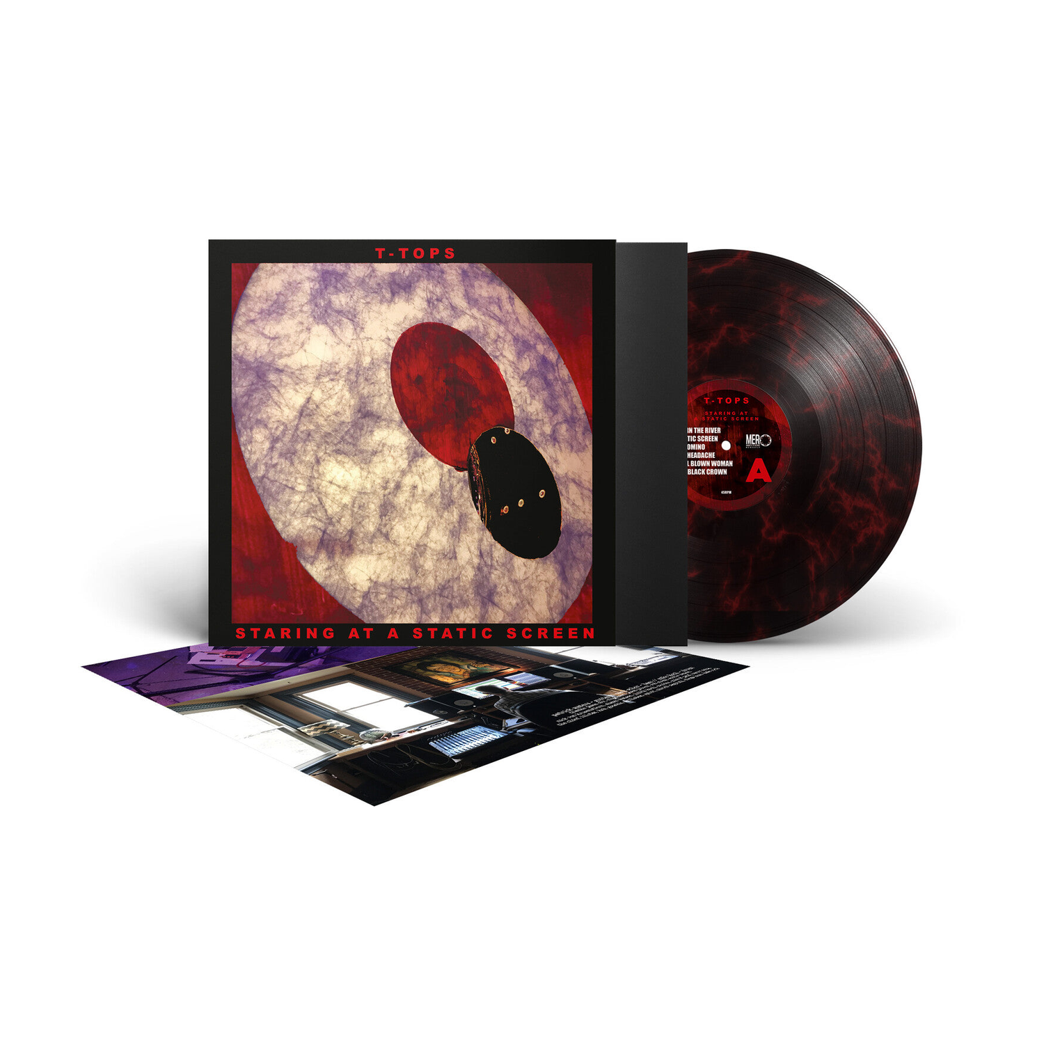 T-Tops - Staring At A Static Screen (Red Vinyl)